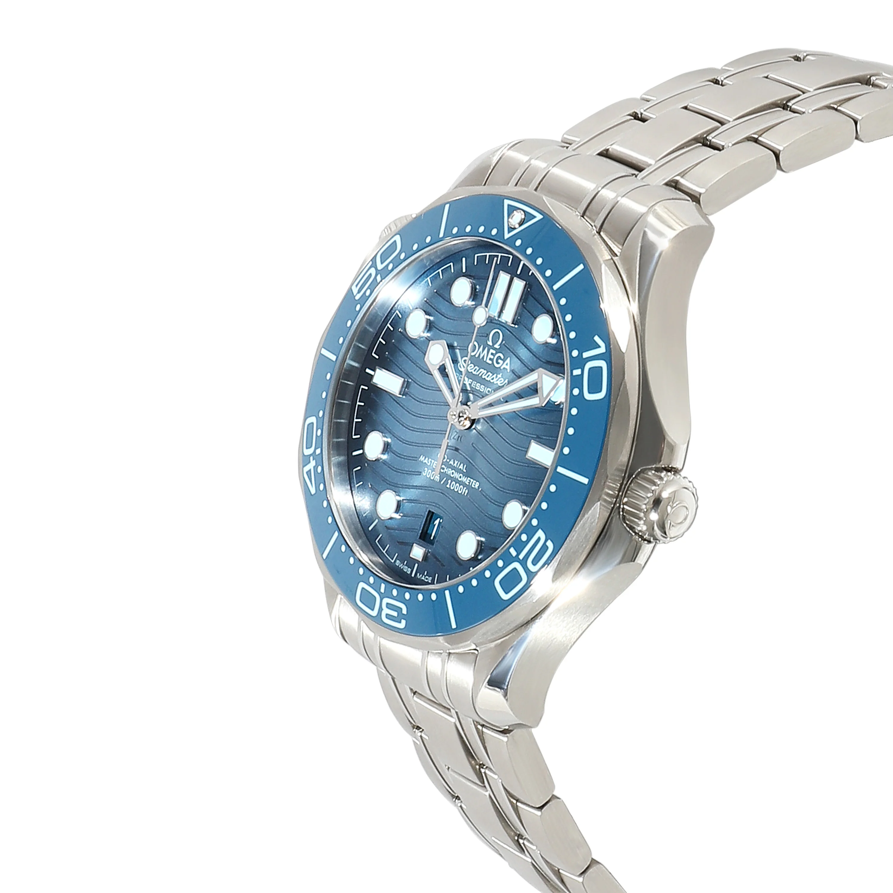 Omega Seamaster Summer Blue 210.30.42.20.03.003 Mens Watch in  Stainless Steel - Image 3