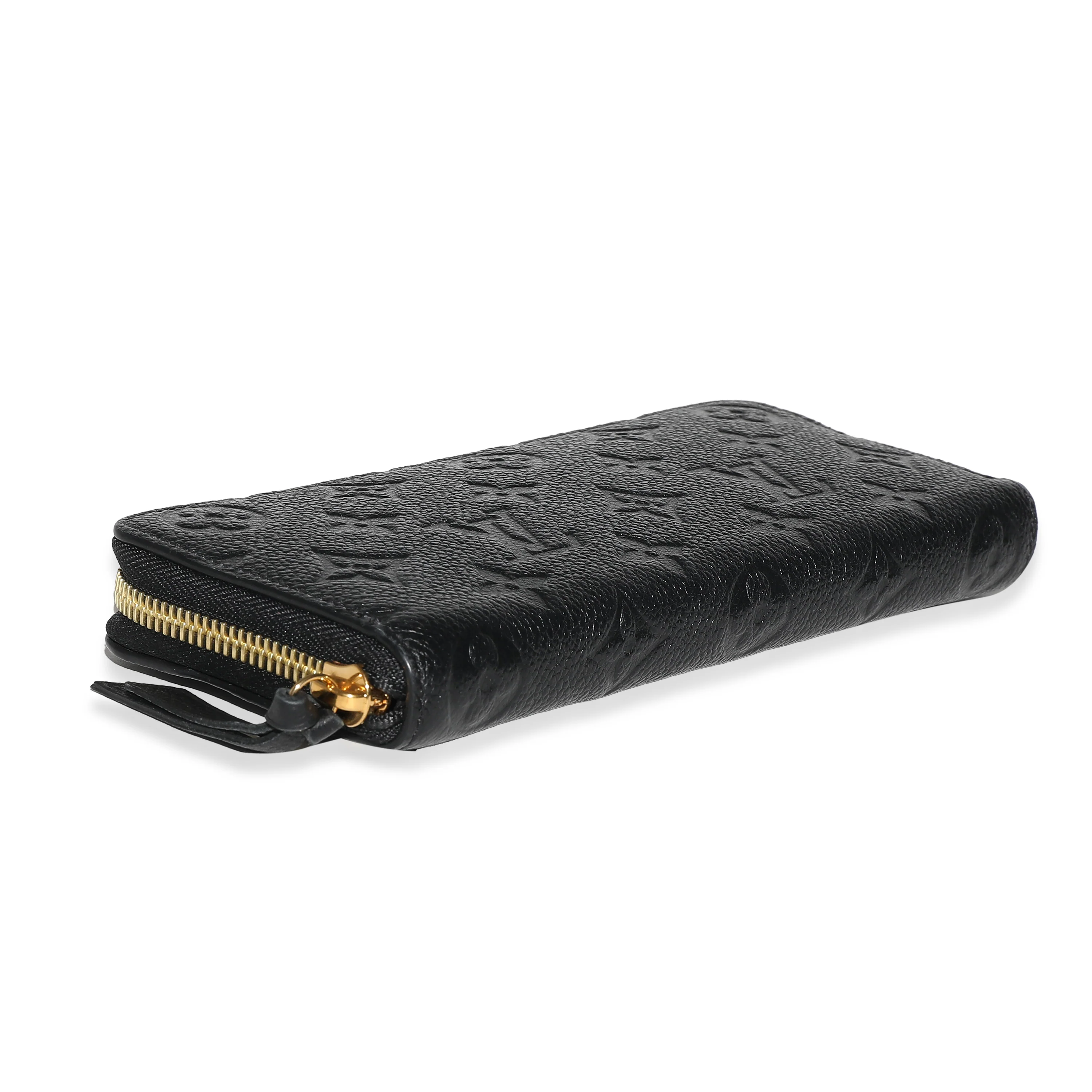 Louis Vuitton Black Monogram Empreinte Clemence Wallet - Image 5