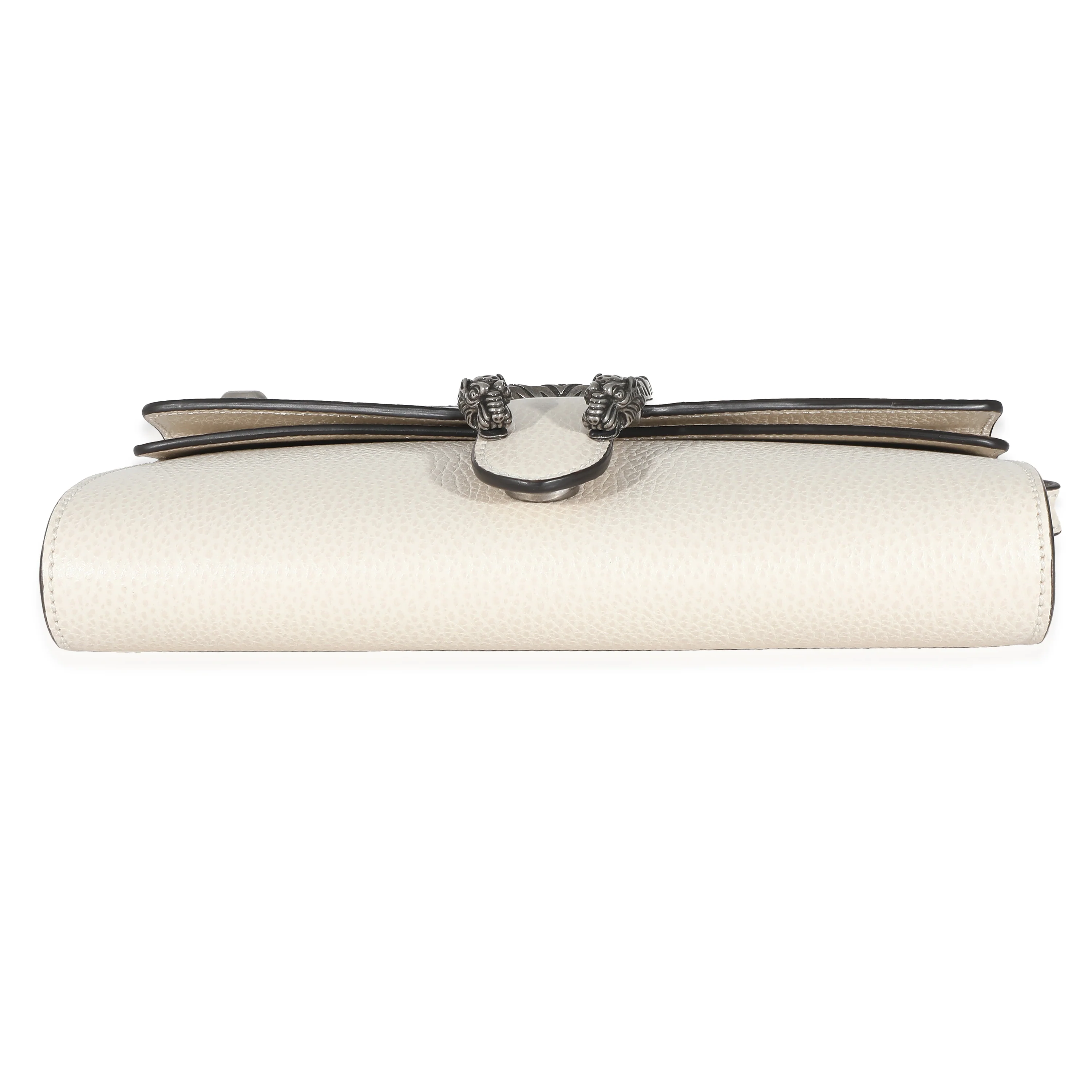 Mystic White Dollar Calfskin Web Small Dionysus Crossbody Bag - Image 7