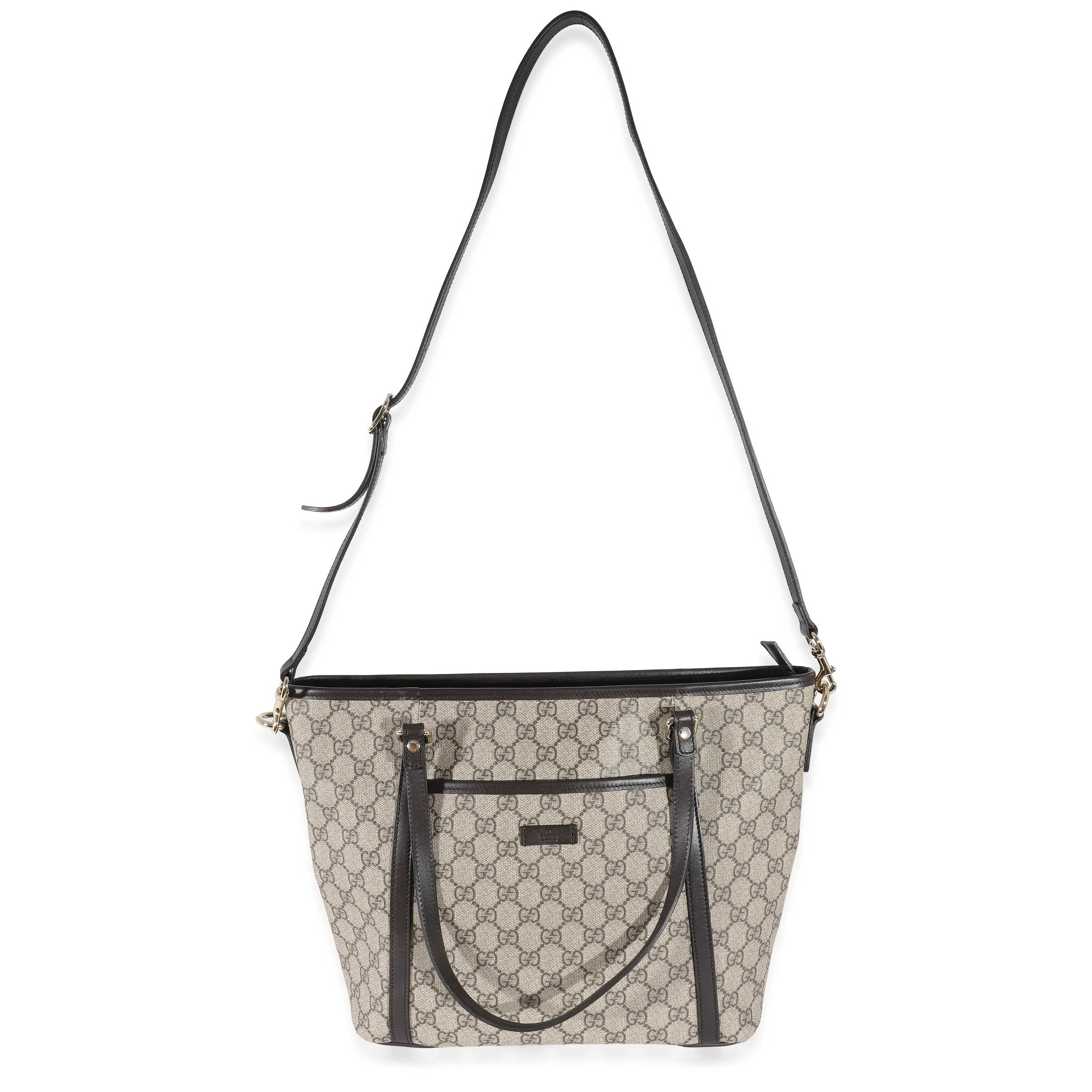 Gucci Beige GG Supreme Medium Joy Tote - Image 4