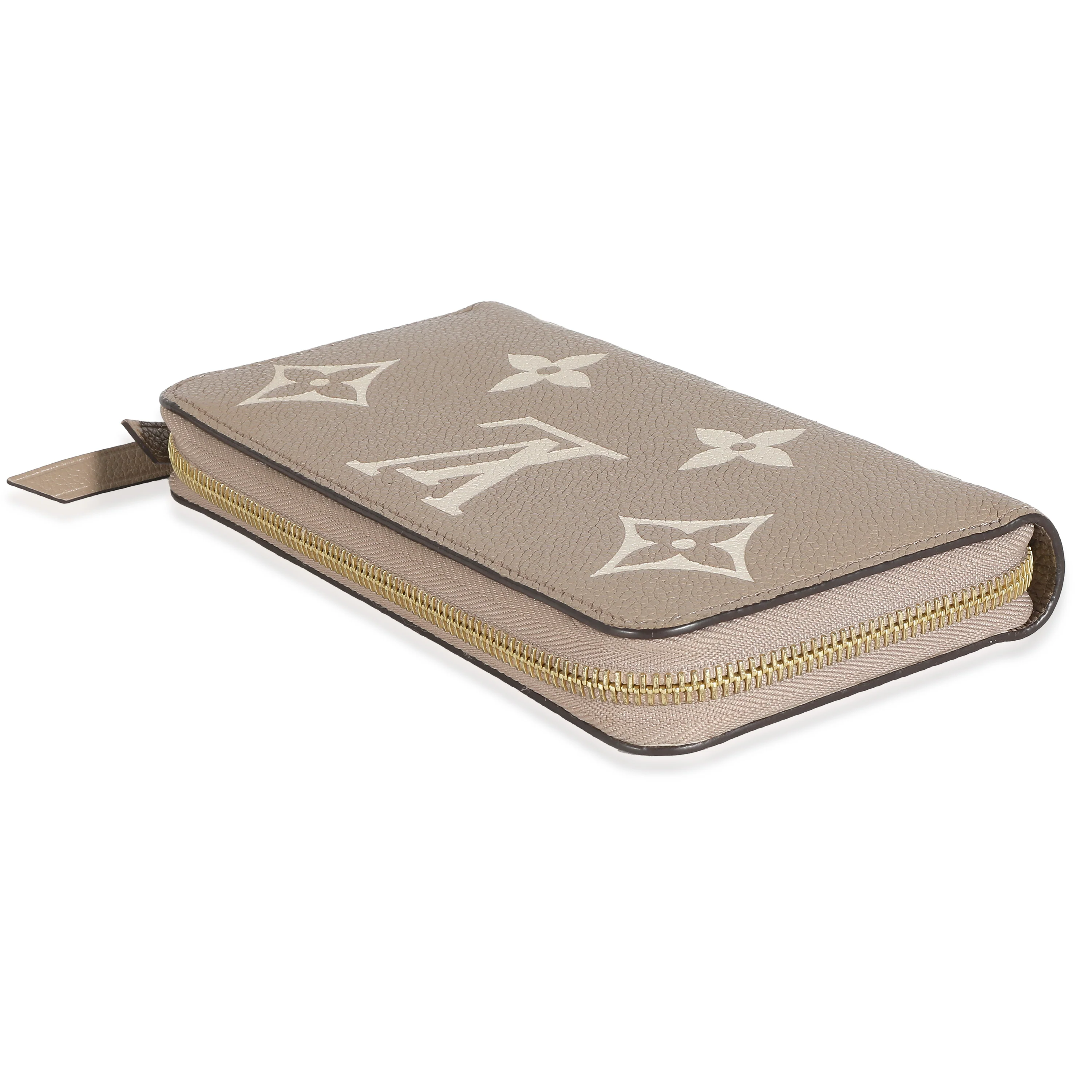 Louis Vuitton Dove Cream Monogram Empreinte Zippy Wallet - Image 2
