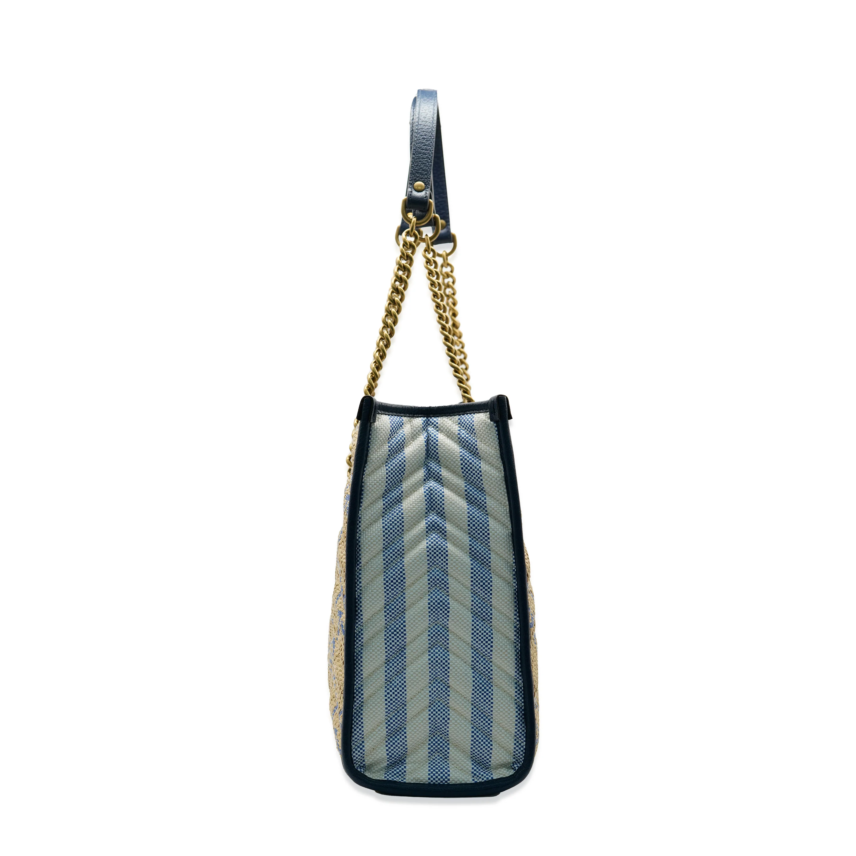 Gucci Beige Straw Matelasse Raffia GG Small Marmont Bag - Image 3