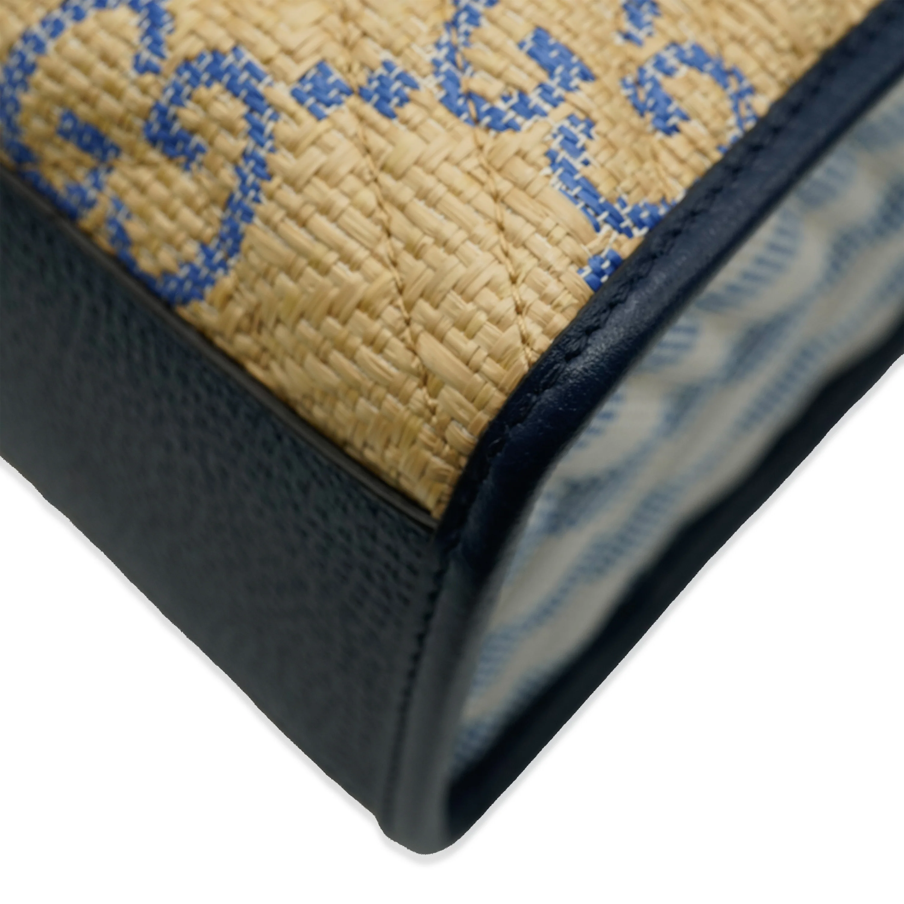 Gucci Beige Straw Matelasse Raffia GG Small Marmont Bag - Image 7