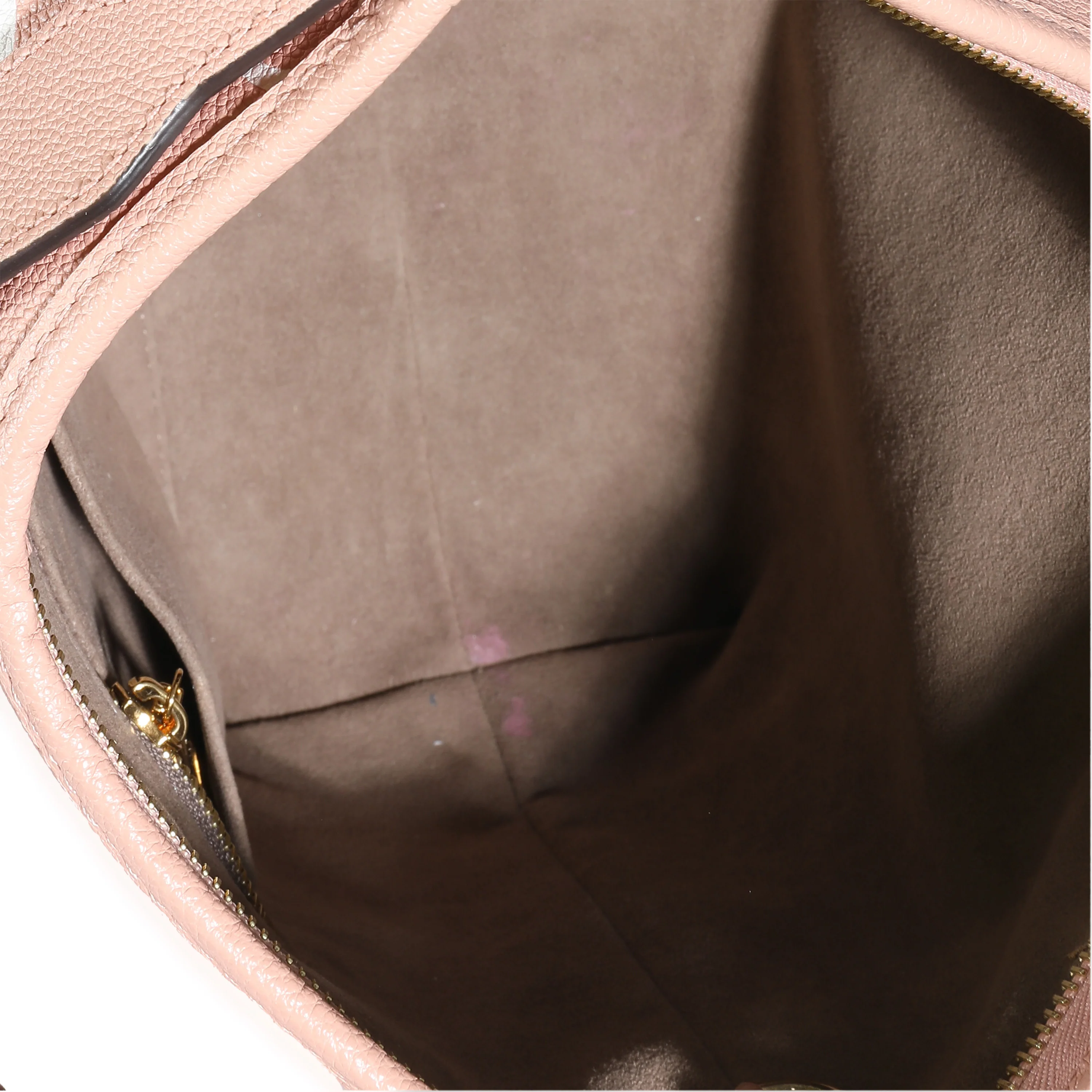 Louis Vuitton Trianon Pink Cream Empreinte Monogram Giant Carryall PM - Image 2