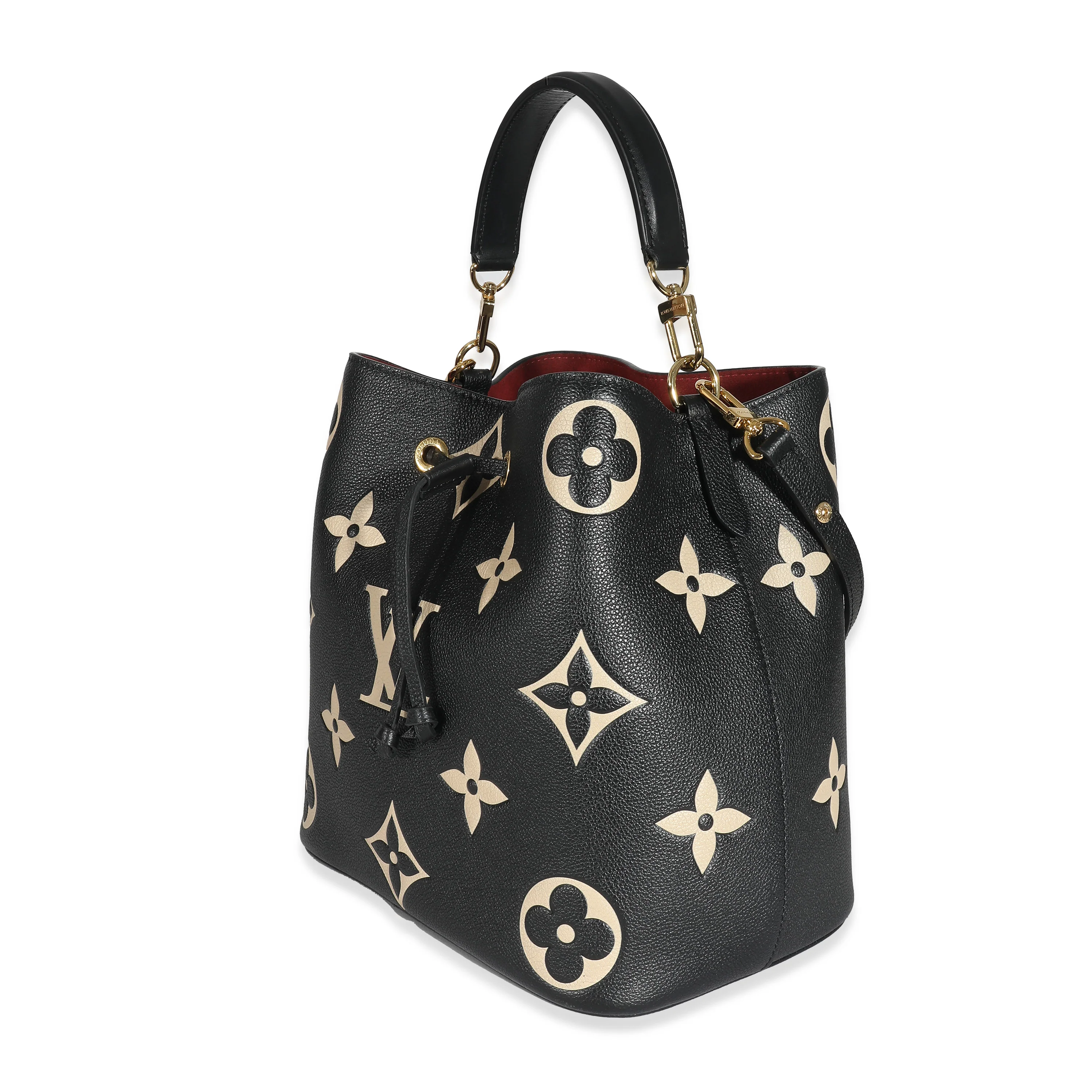Louis Vuitton Black Beige Giant Monogram Empreinte NeoNoe MM - Image 2