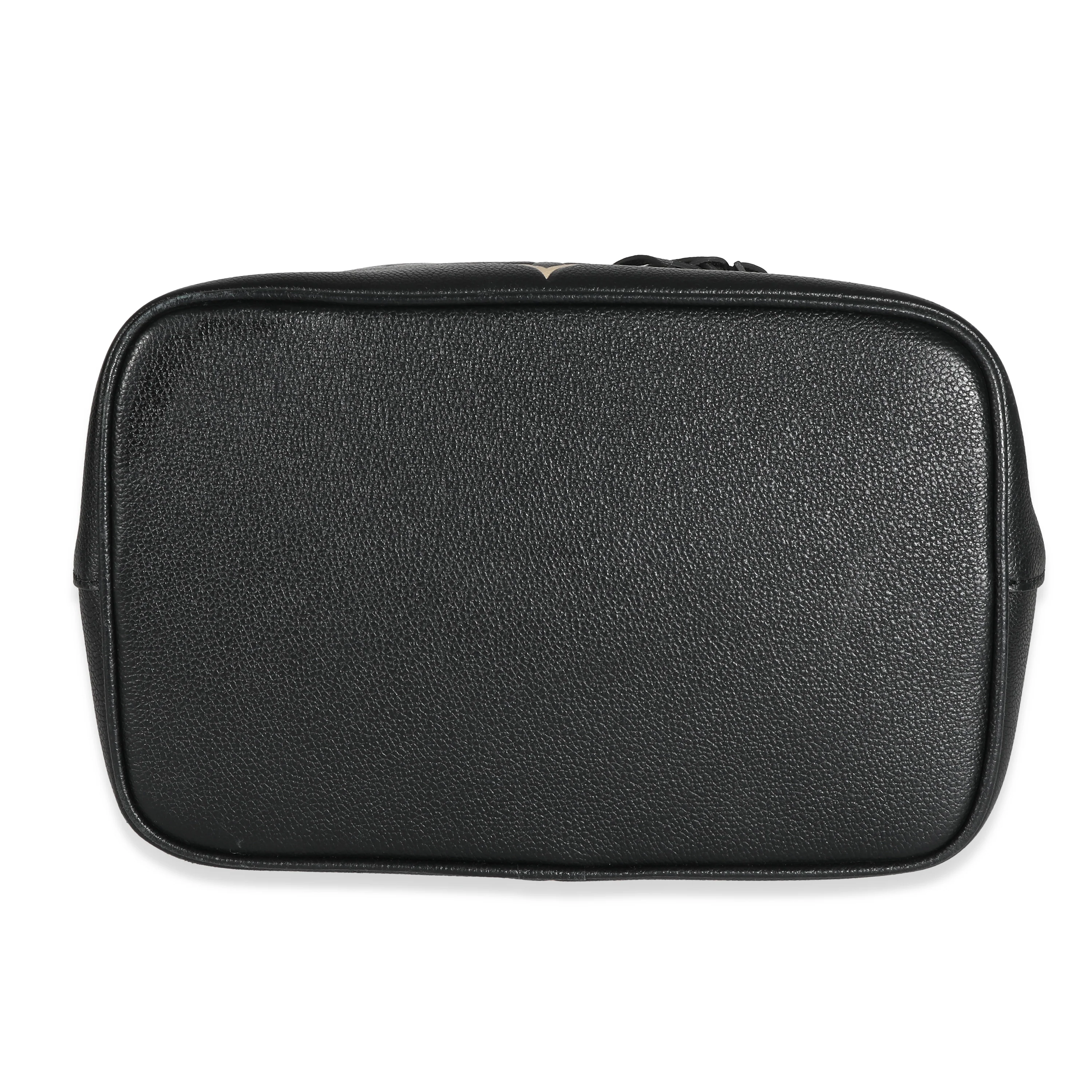 Louis Vuitton Black Beige Giant Monogram Empreinte NeoNoe MM - Image 7