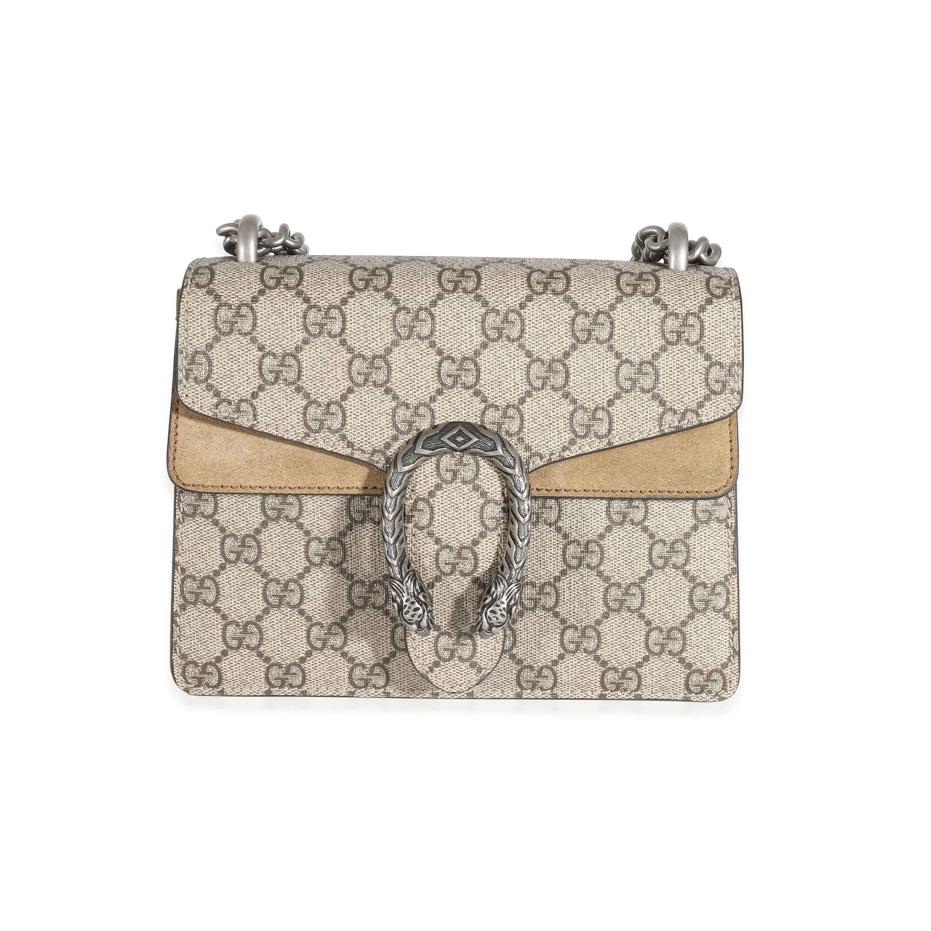 Beige GG Supreme Mini Dionysus