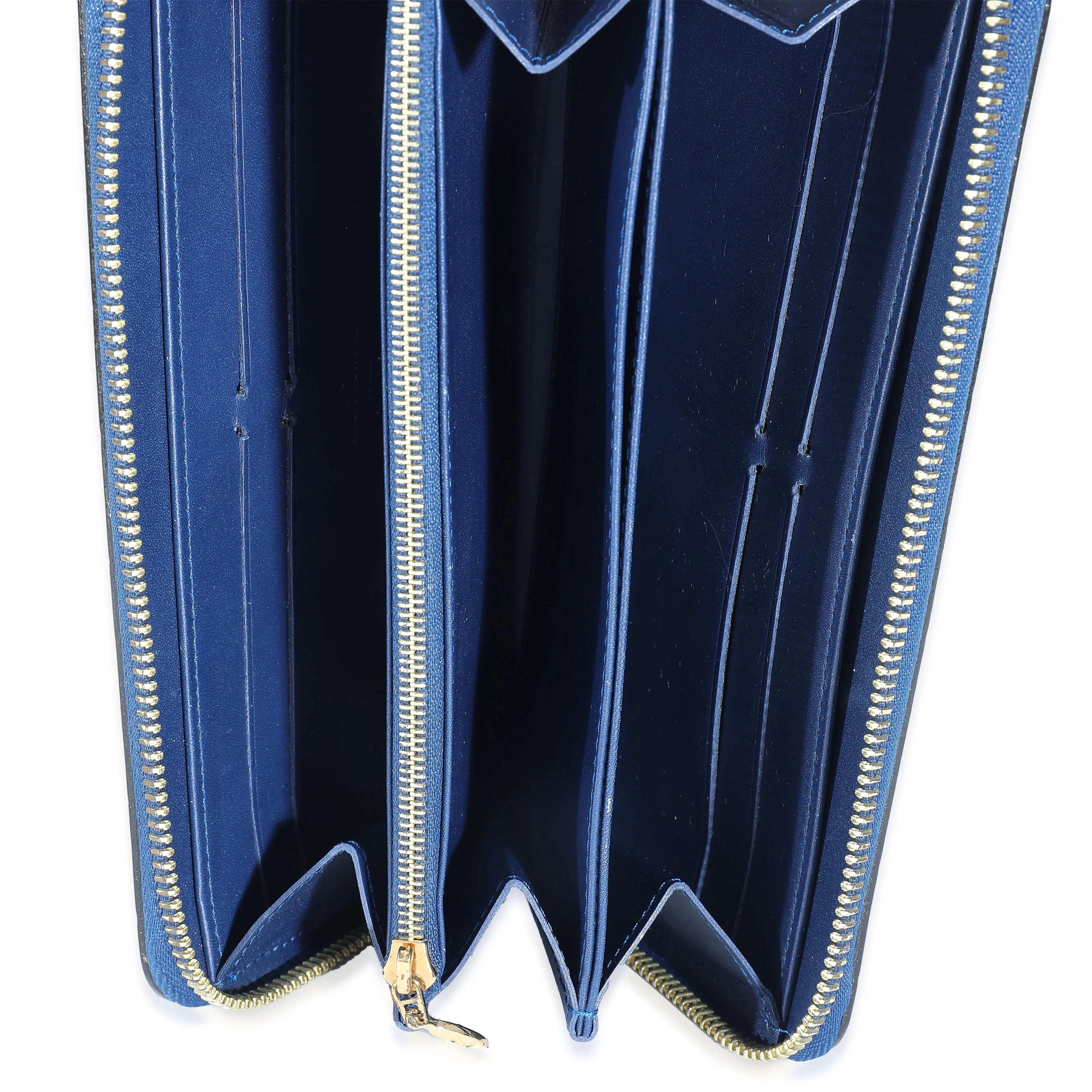Louis Vuitton Grand Bleu Vernis Zippy Wallet - Image 8