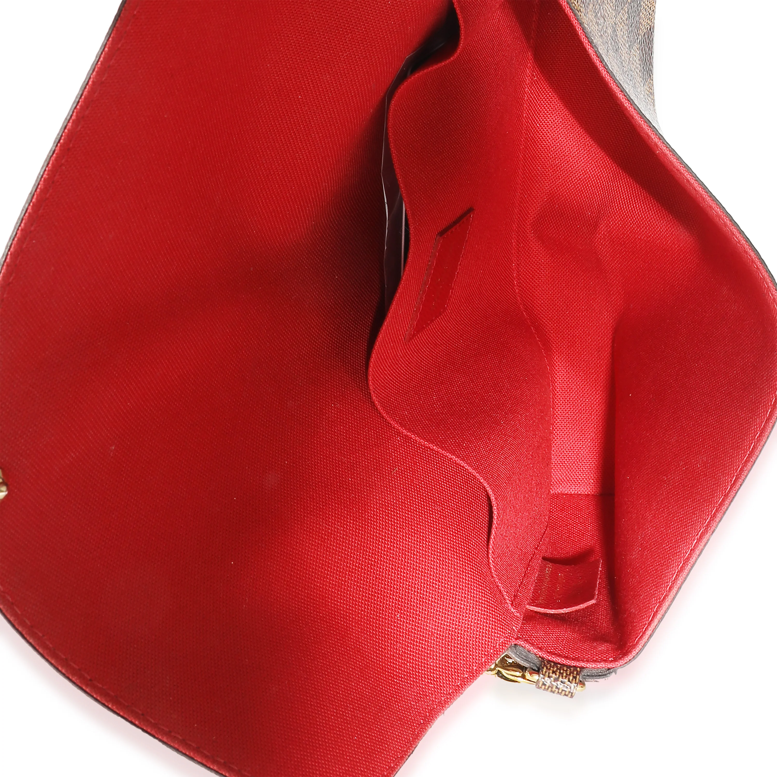 Louis Vuitton Cerise Damier Ebene Canvas Félicie Pochette - Image 9