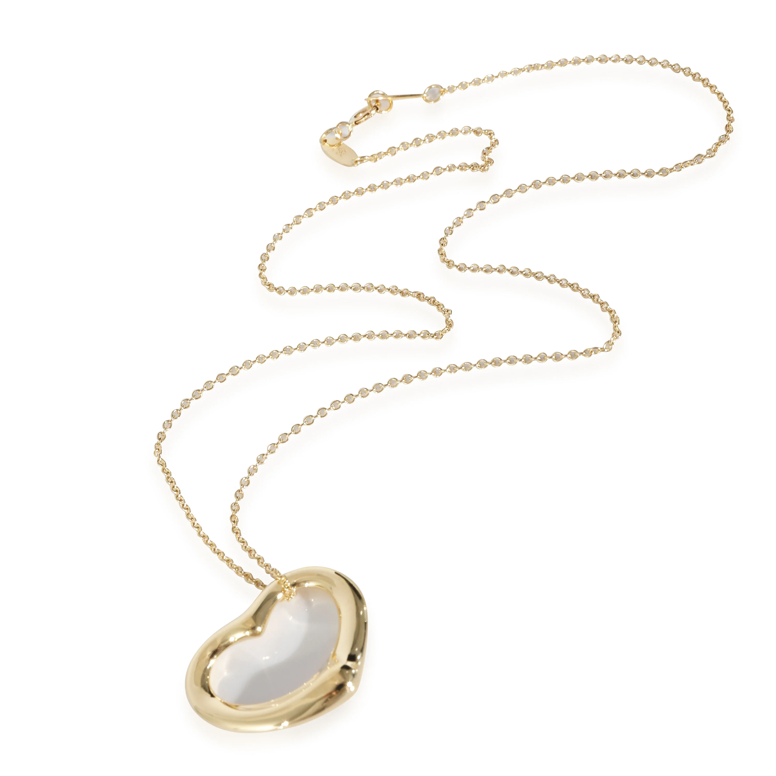 Tiffany & Co. Elsa Peretti Open Heart Pendant in 18k Yellow Gold - Image 3