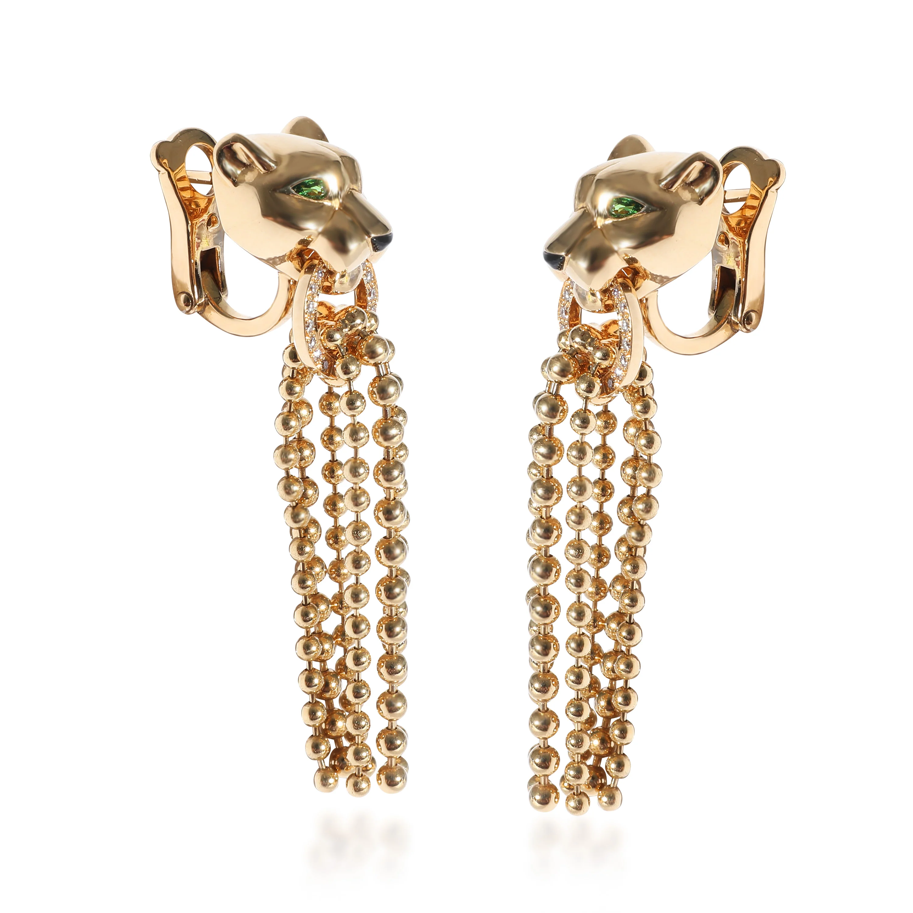 Panthère de Cartier Earrings (Yellow Gold) - Image 2