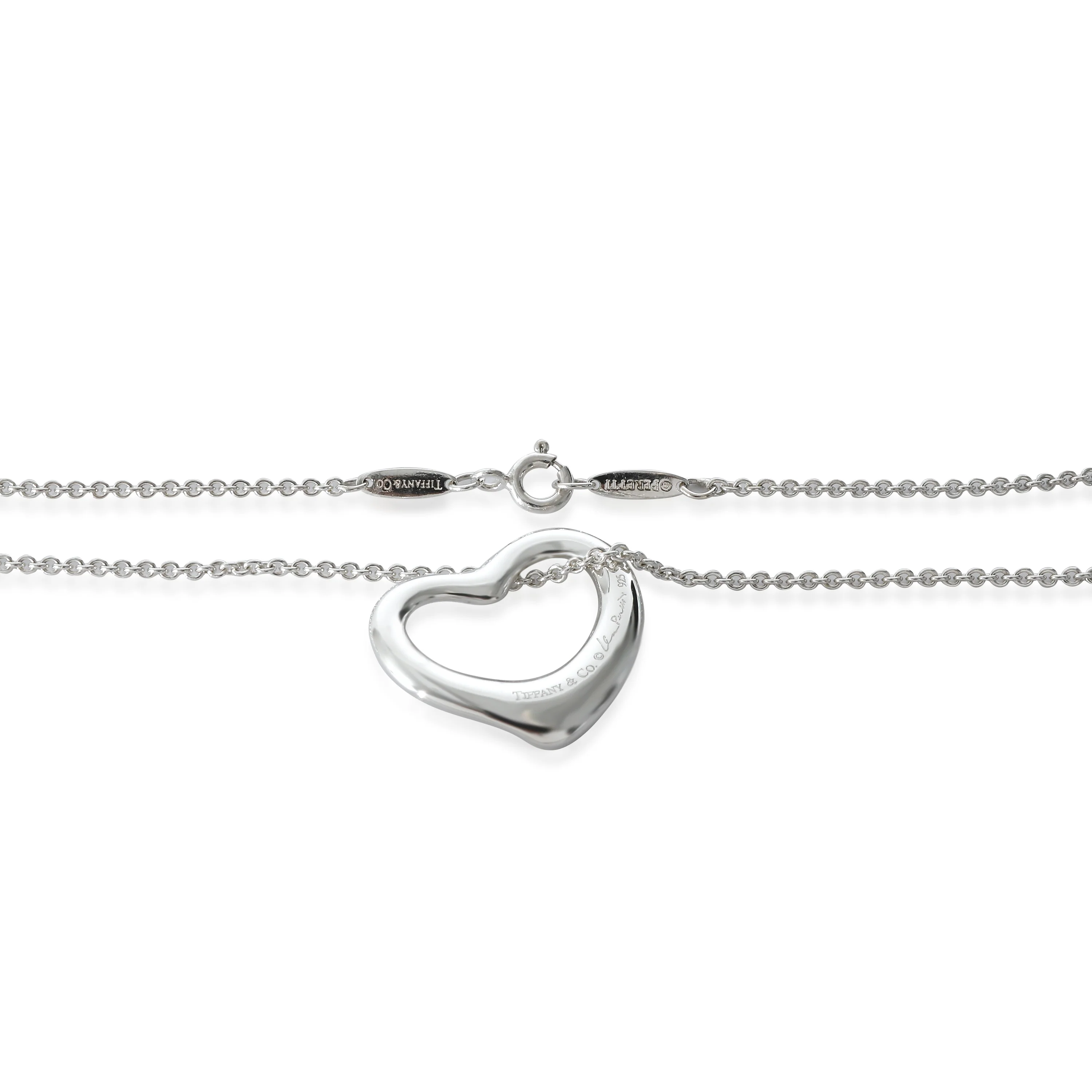 Tiffany & Co. Elsa Peretti Open Heart Pendant in Sterling Silver - Image 3