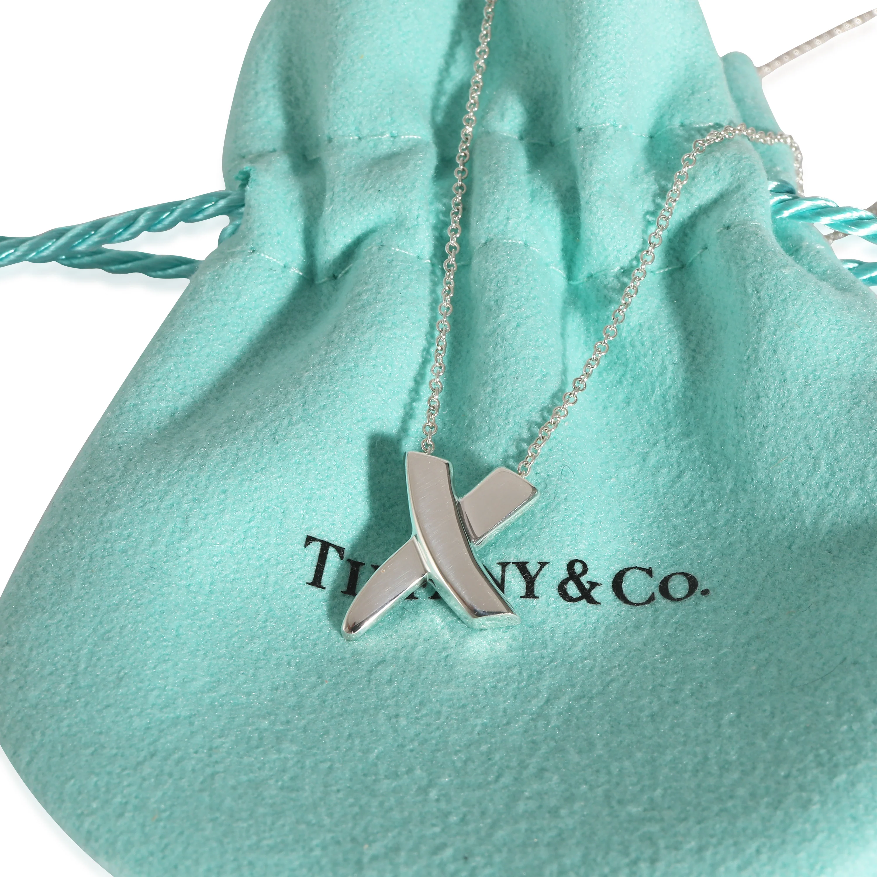 Tiffany & Co. Paloma Picasso Graffiti X Pendant in Sterling Silver - Image 3