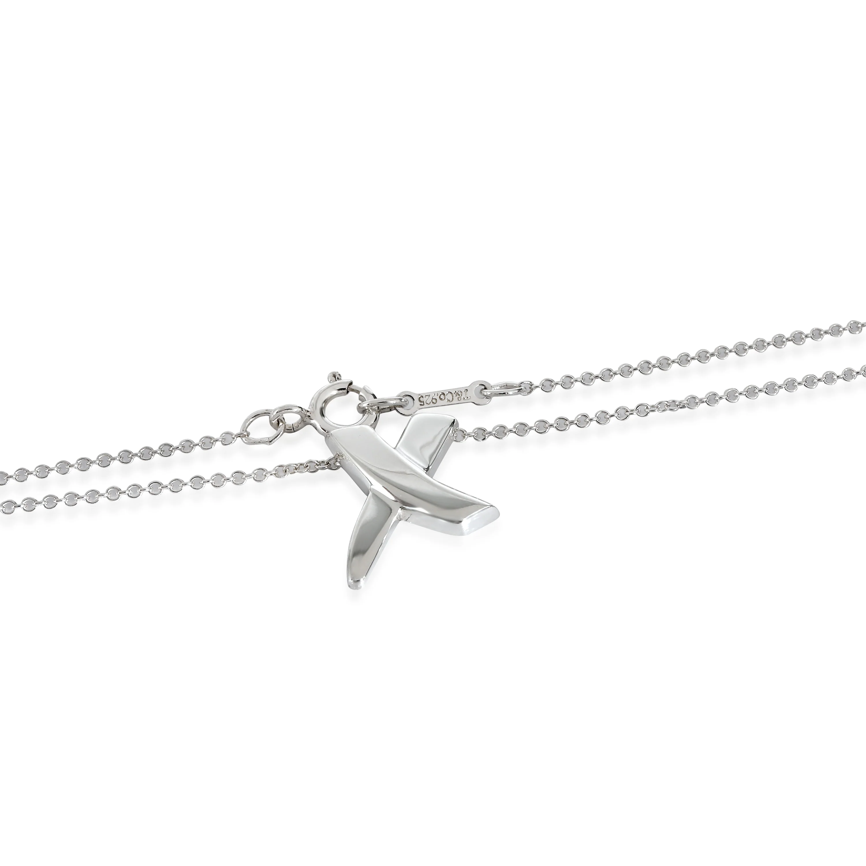 Tiffany & Co. Paloma Picasso Graffiti X Pendant in Sterling Silver - Image 4