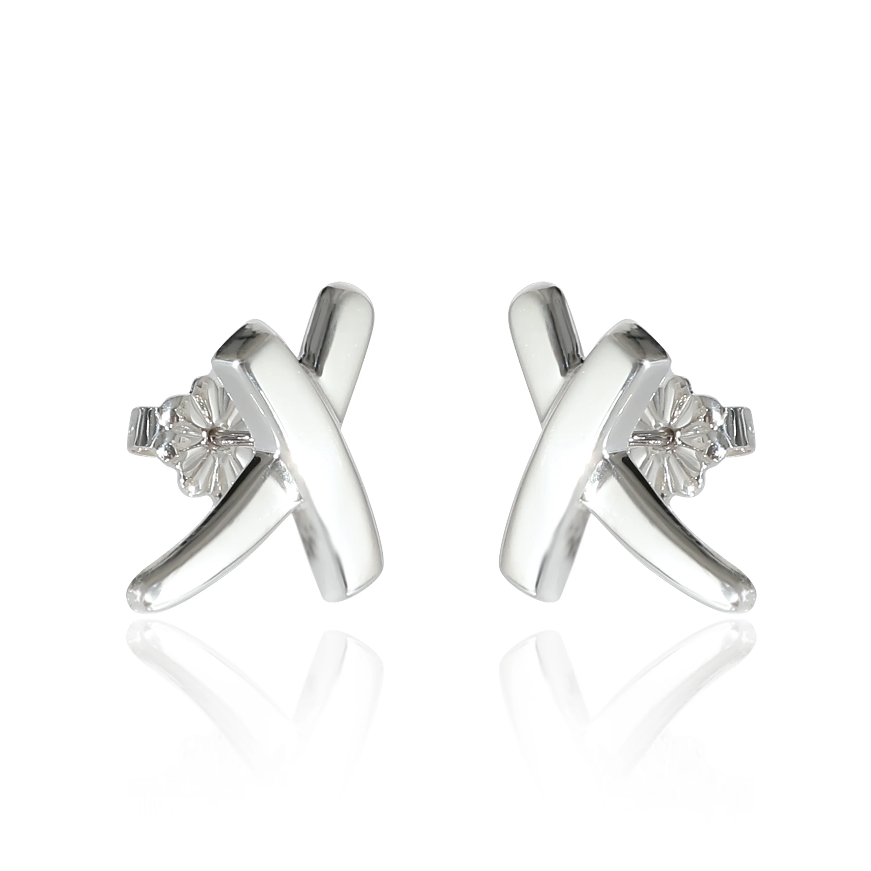 Tiffany & Co. Palomas Graffiti X 9mm Earrings in Sterling Silver - Image 2