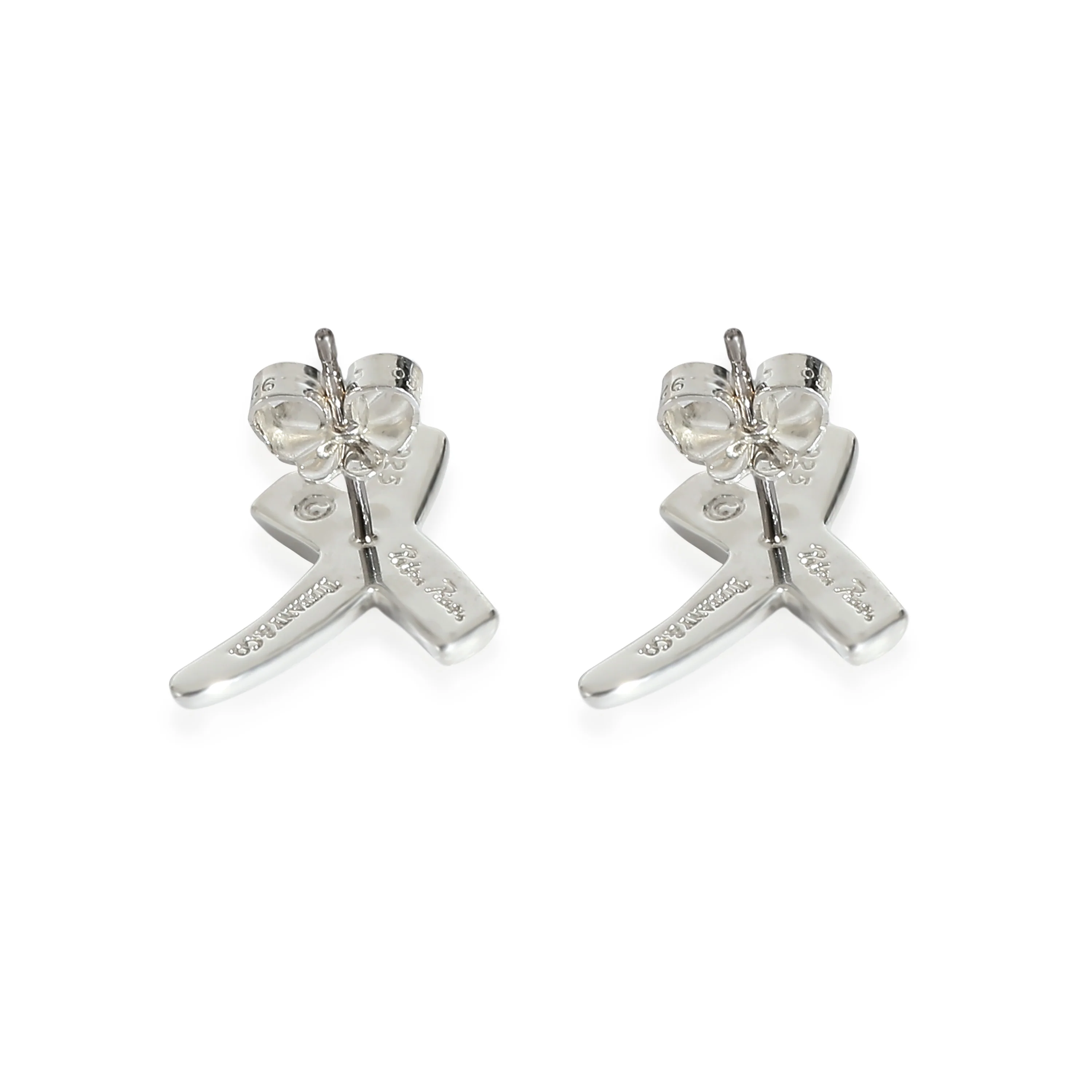 Tiffany & Co. Palomas Graffiti X 9mm Earrings in Sterling Silver - Image 3