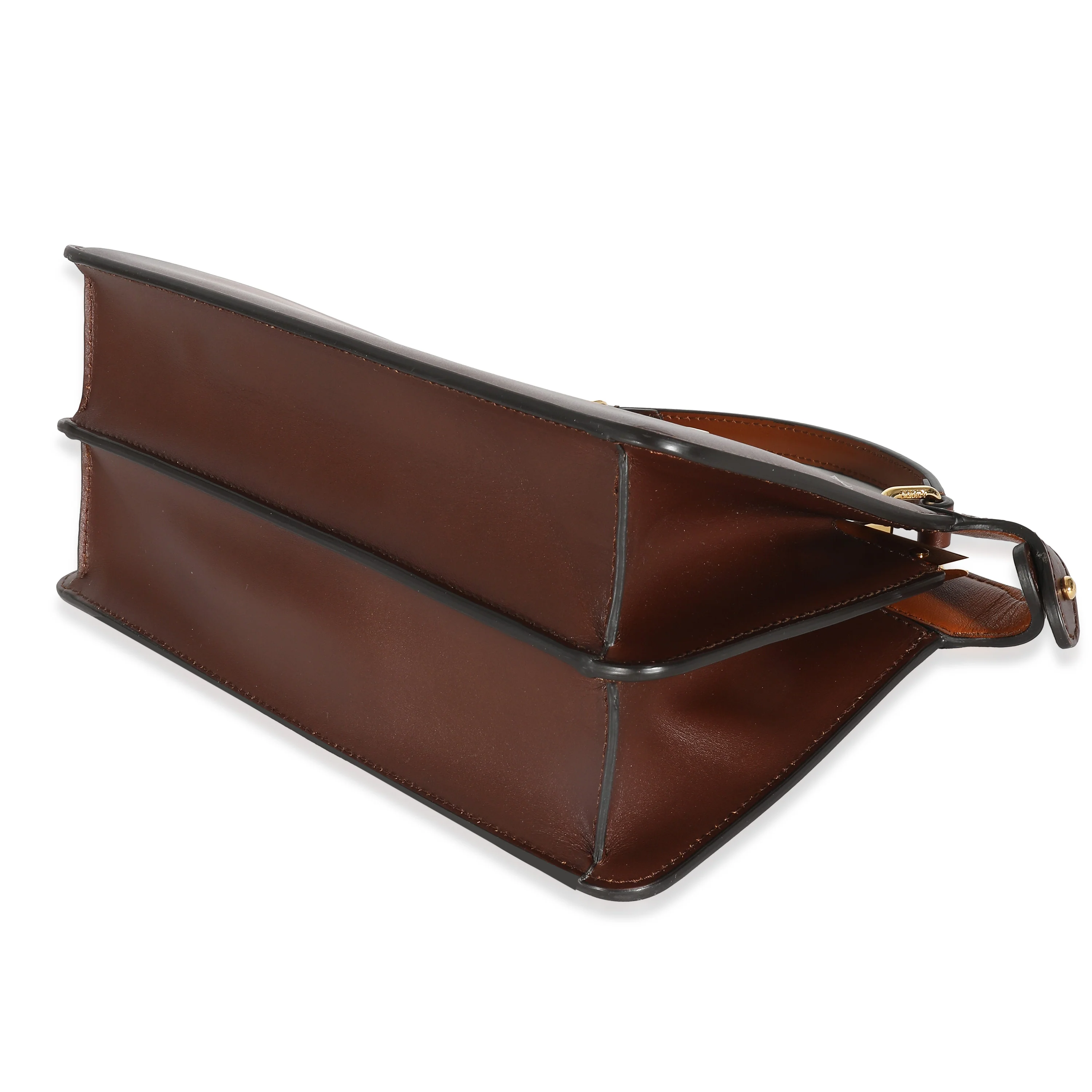 Fendi Ombre Brown Vitello Medium Peekaboo I SEE U East West Satchel - Image 4