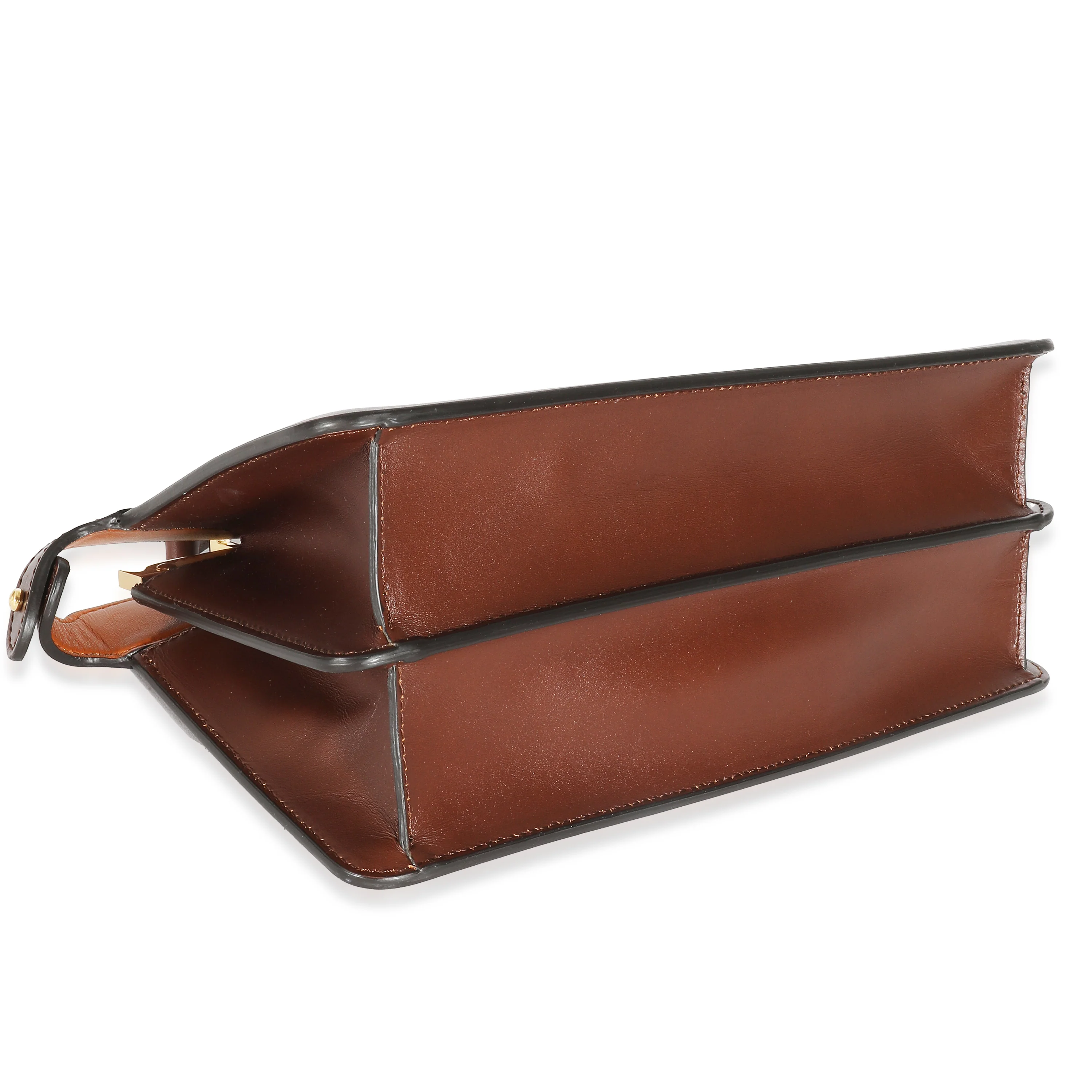 Fendi Ombre Brown Vitello Medium Peekaboo I SEE U East West Satchel - Image 5