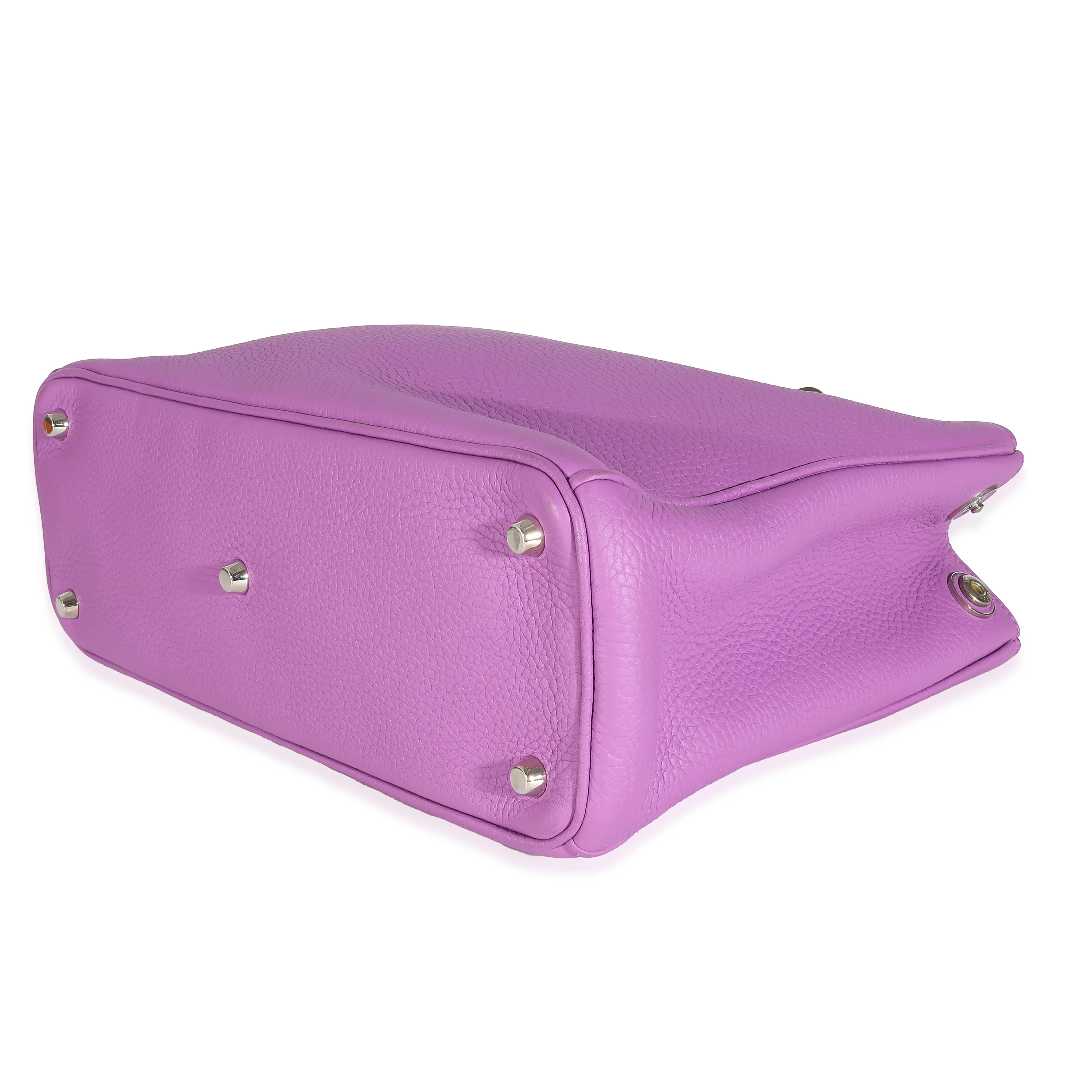 Christian Dior Purple Orange Bullcalf Medium Diorissimo Tote - Image 6