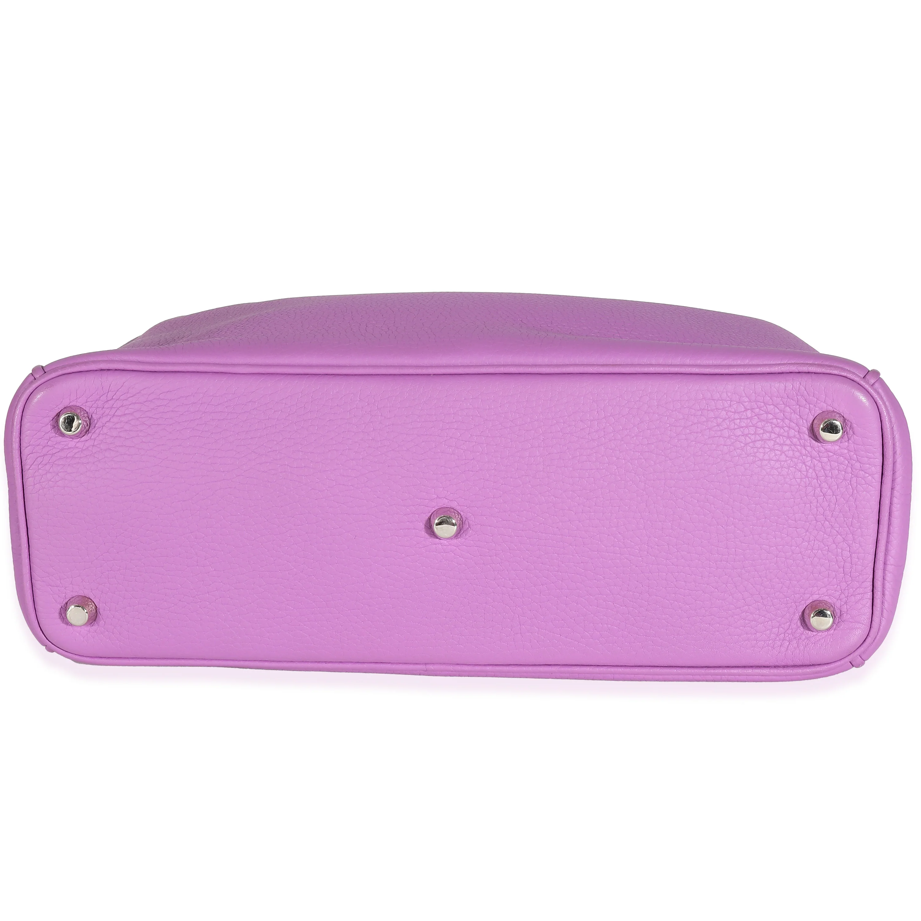 Christian Dior Purple Orange Bullcalf Medium Diorissimo Tote - Image 7