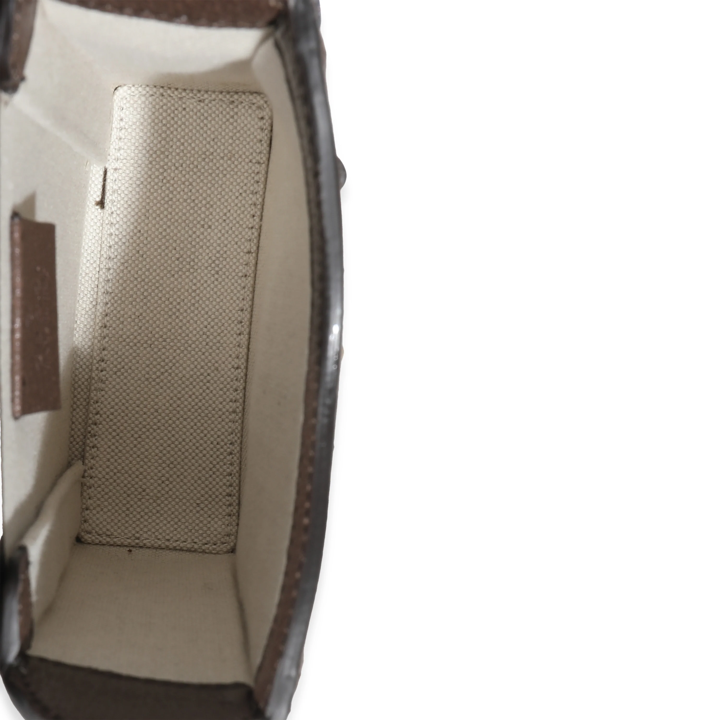 Gucci Beige Brown Jumbo GG Horsebit 1955 Mini Phone Holder - Image 9