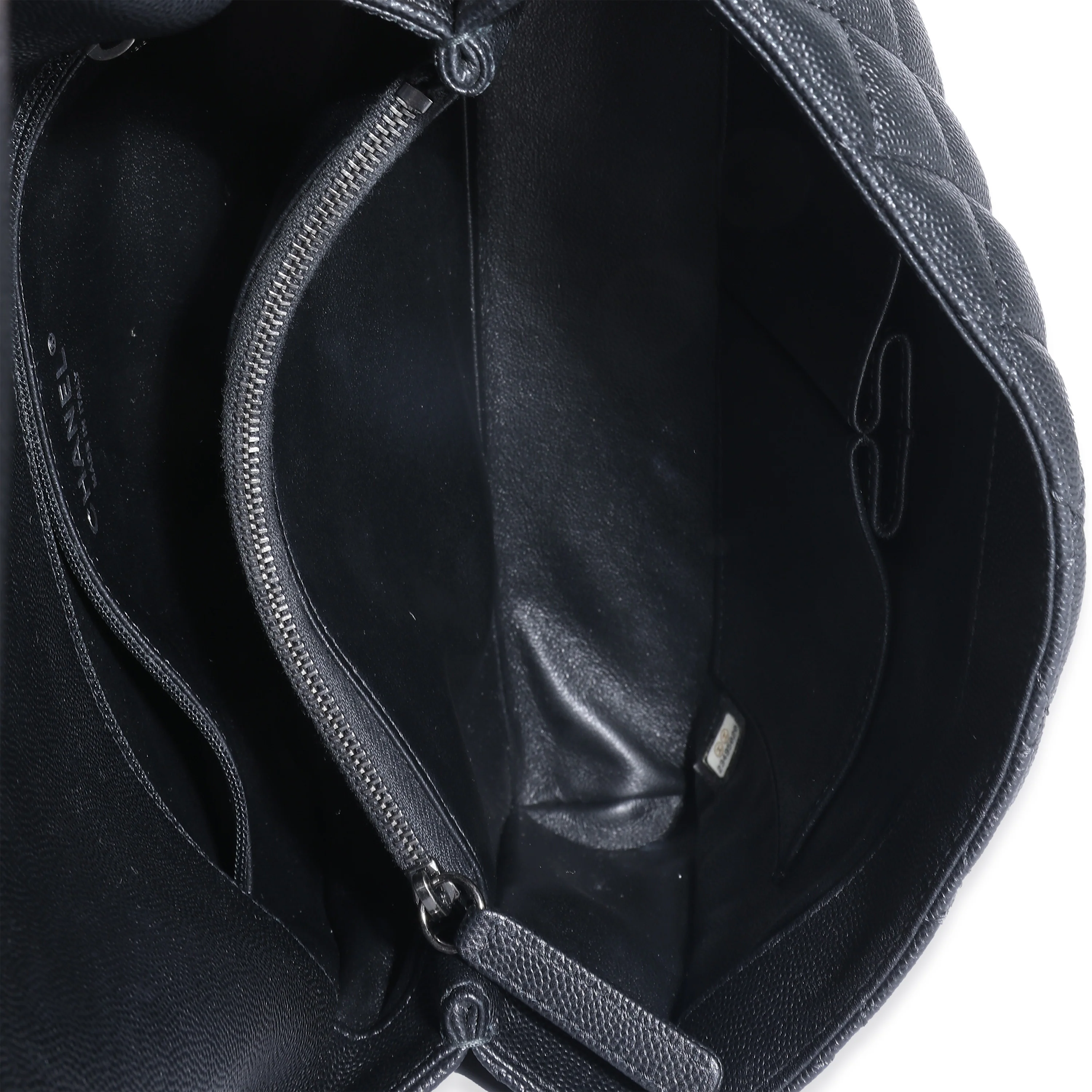 Chanel Black Quilted Caviar Medium Coco Top Handle - Image 9
