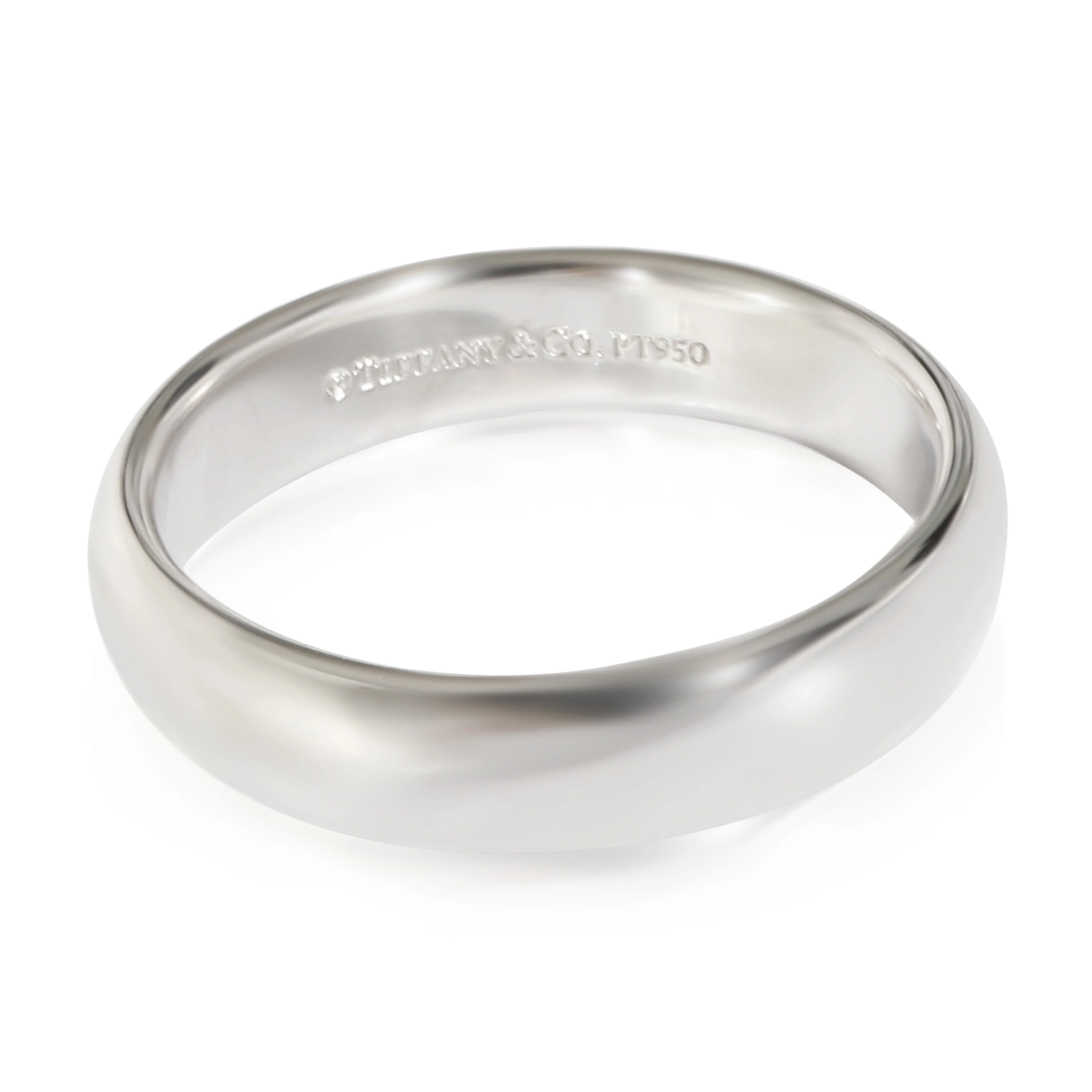 Tiffany & Co. Tiffany Forever Wedding 4.5 mm Band in Platinum, Size 8 - Image 2