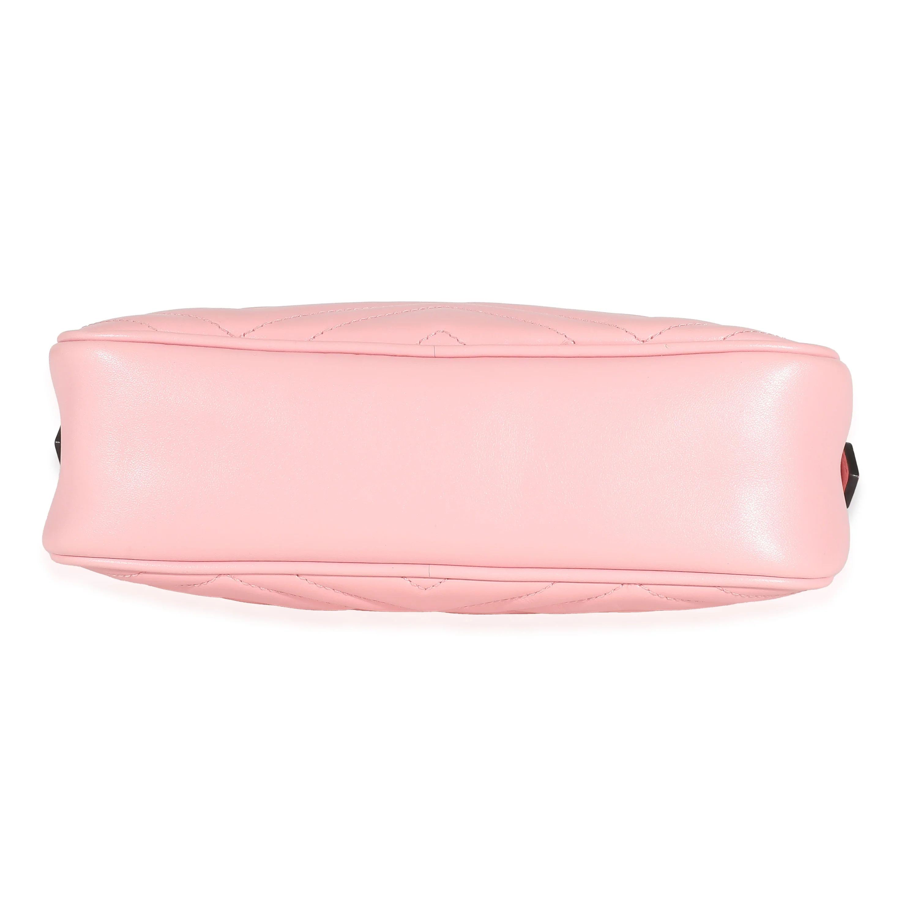 Gucci Pink Matelasse Calfskin Marmont Camera Bag - Image 6