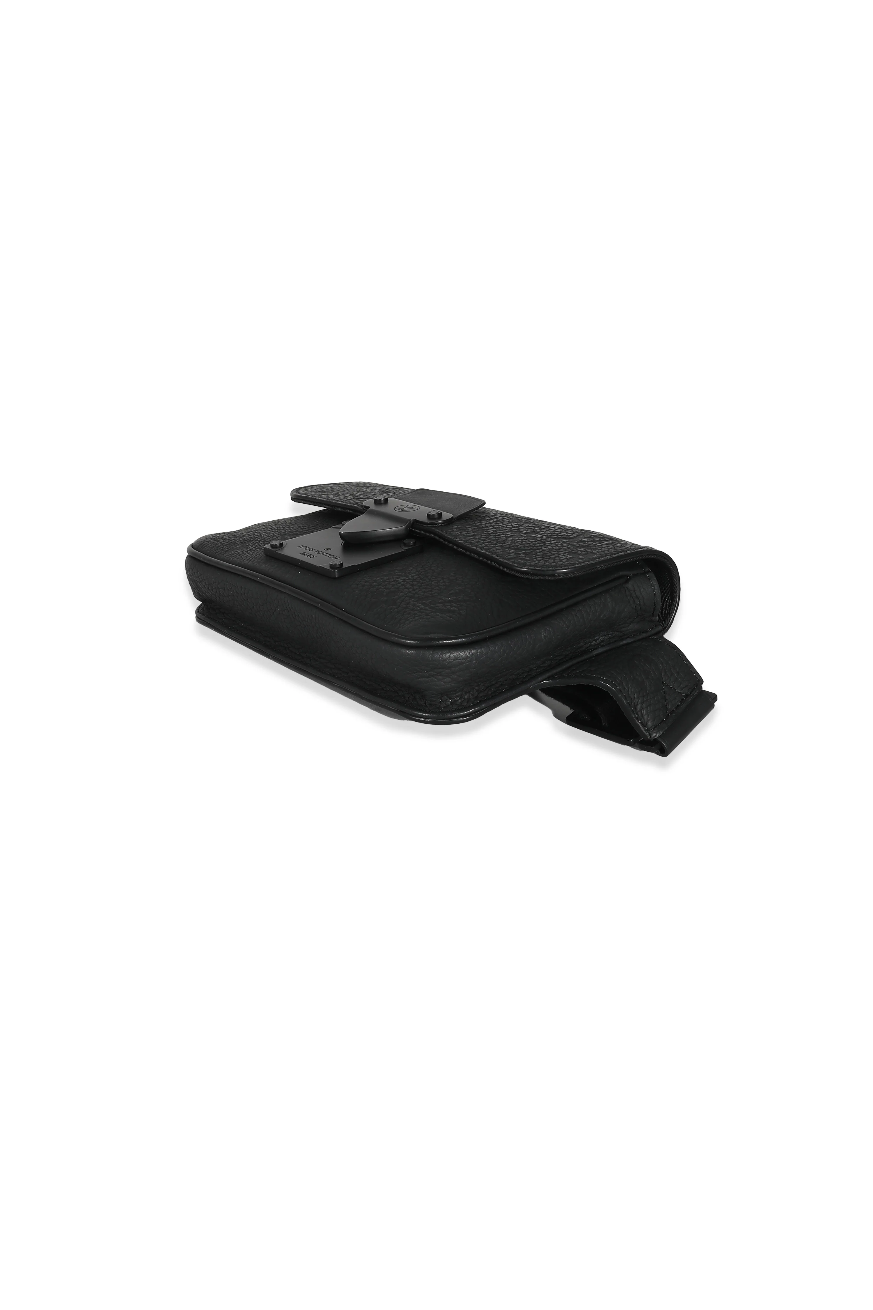 Louis Vuitton Black Monogram Taurillon S Lock Sling Bag - Image 6