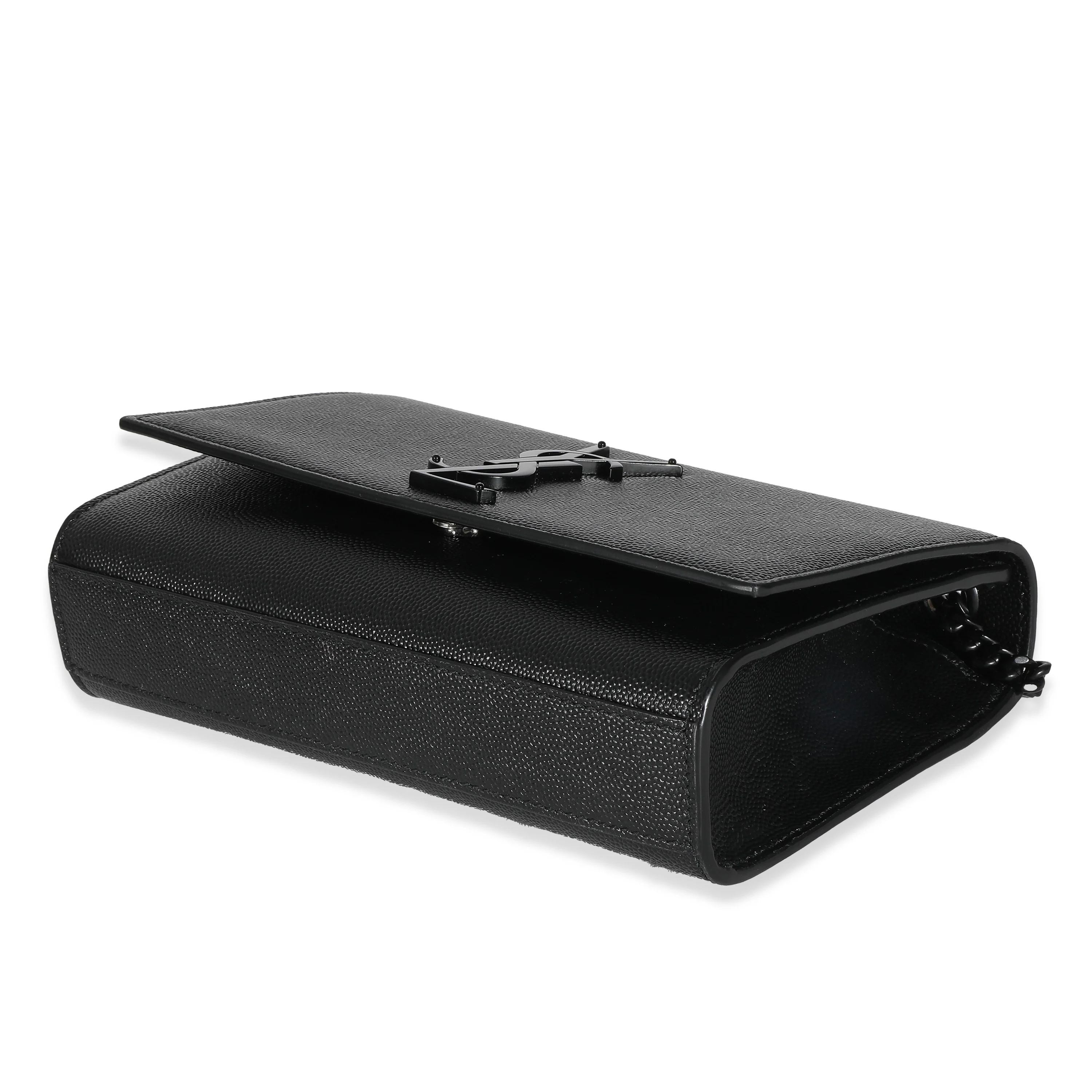 Saint Laurent Black Grain De Poudre Small Kate Bag - Image 4