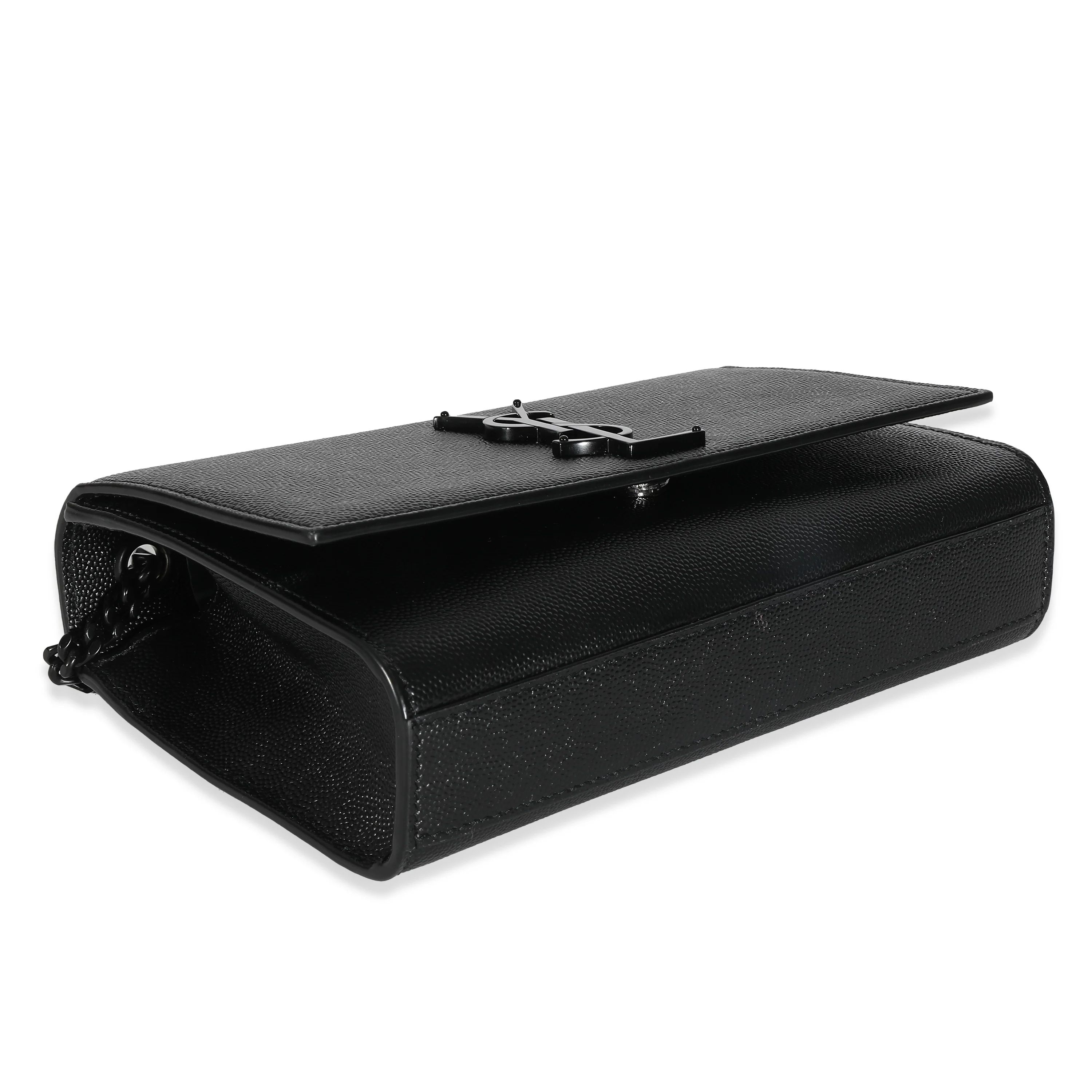 Saint Laurent Black Grain De Poudre Small Kate Bag - Image 6