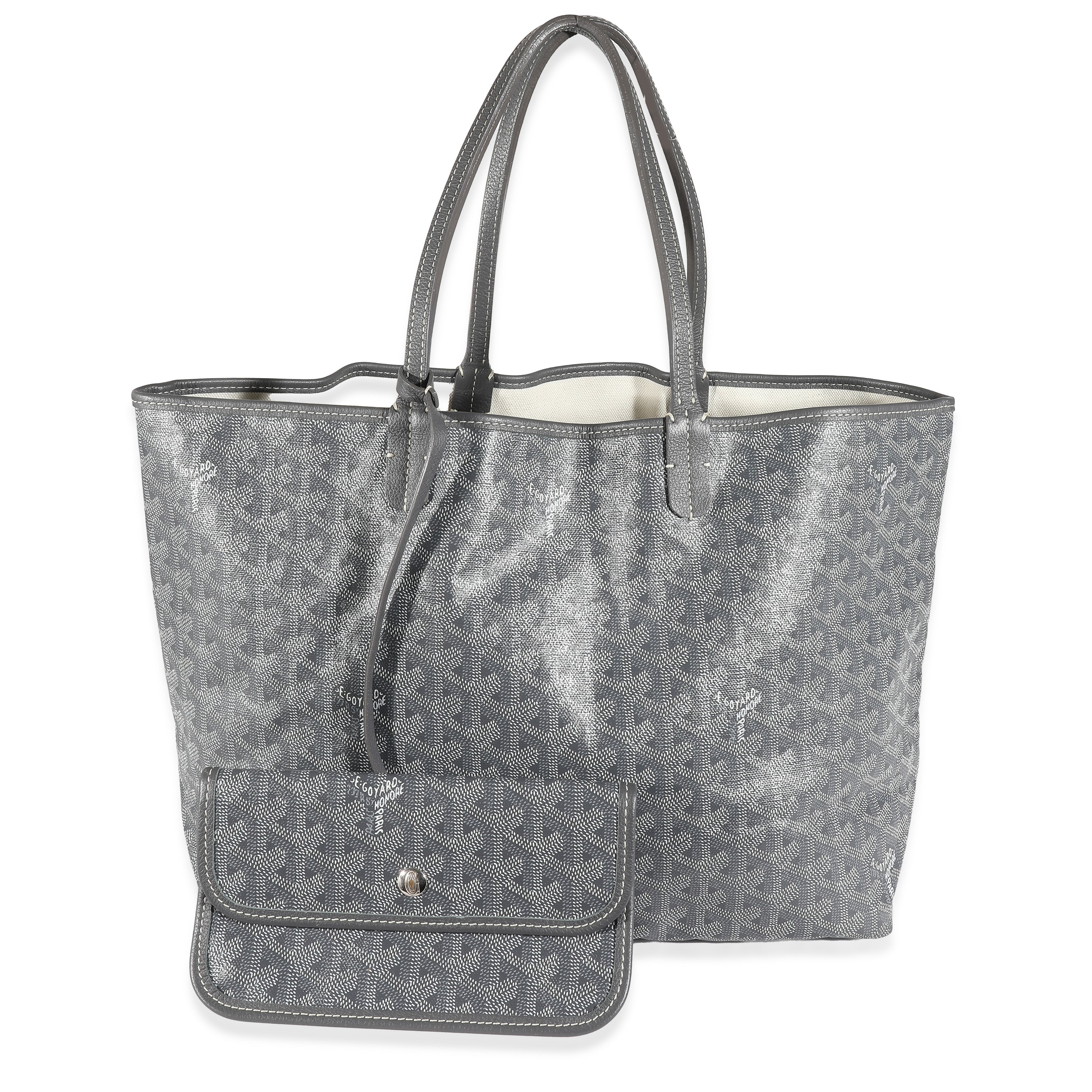 Goyard Grey Goyardine Canvas Saint Louis PM