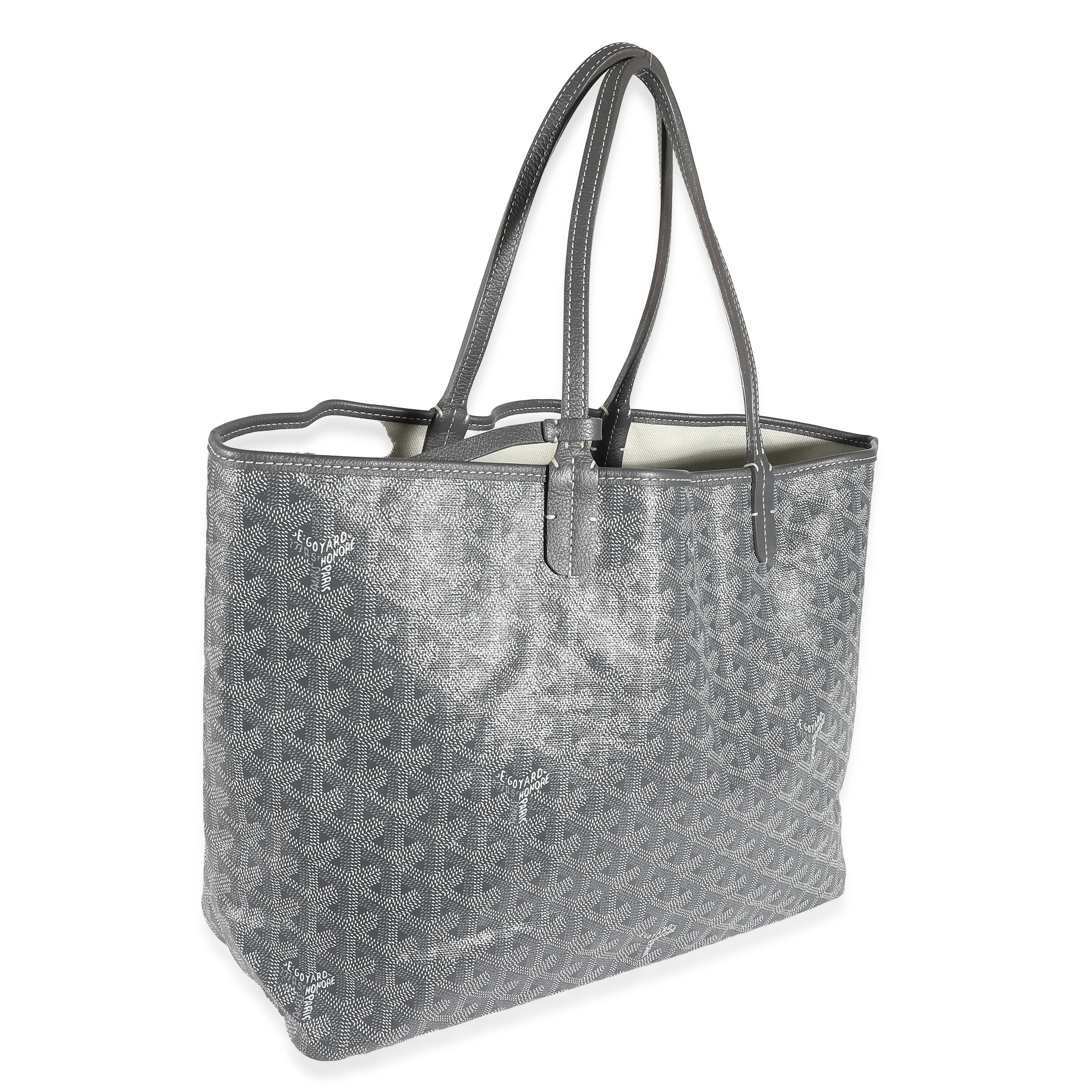 Goyard Grey Goyardine Canvas Saint Louis PM - Image 7