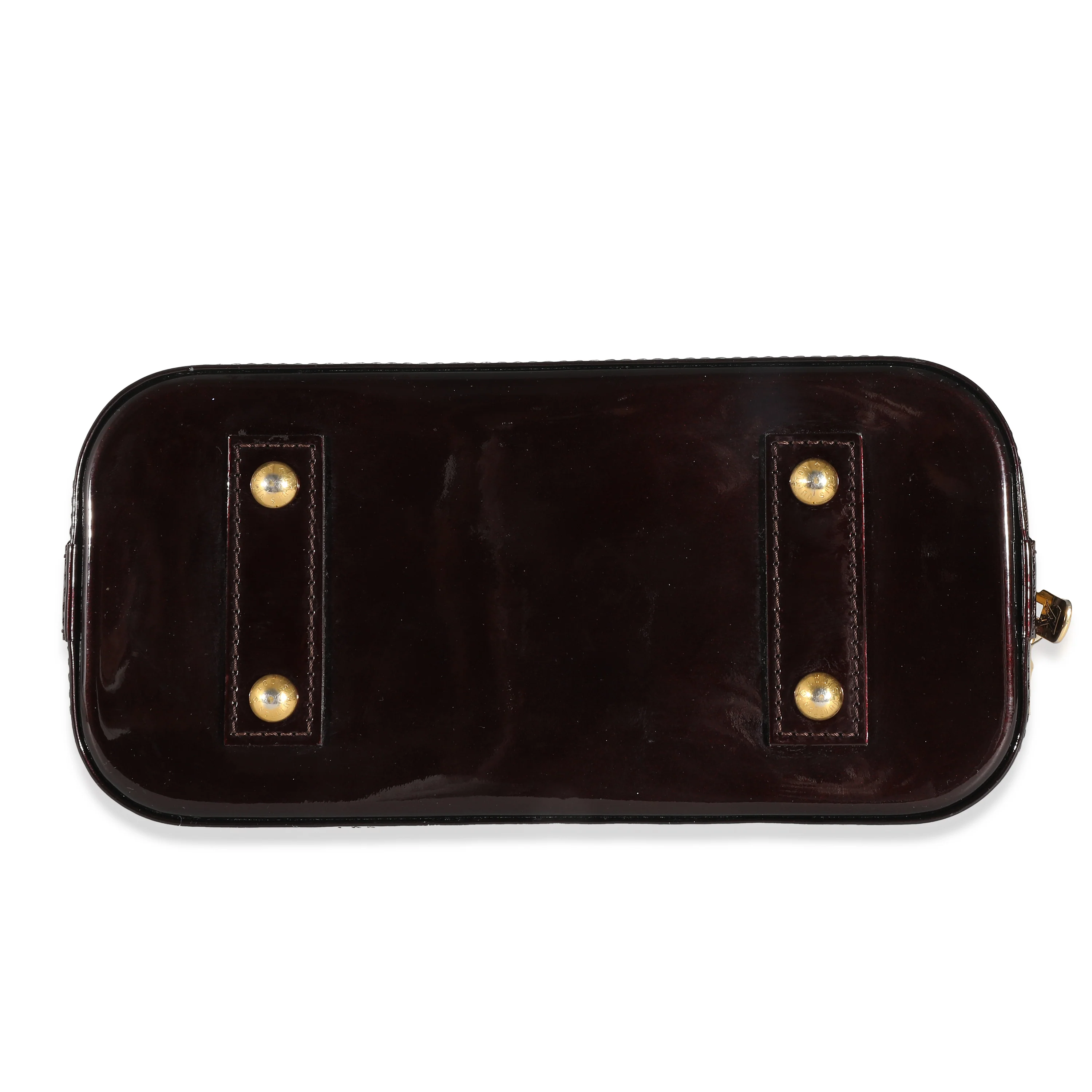 Louis Vuitton Amarante Vernis Rayures Alma BB - Image 7