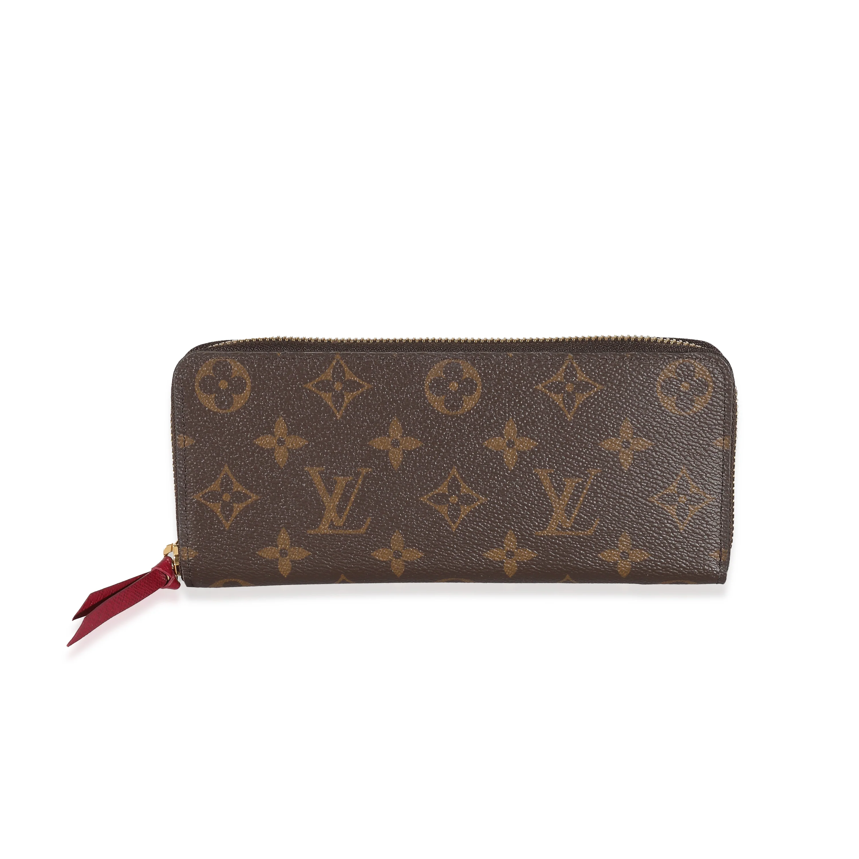 Louis Vuitton Fuchsia Monogram Canvas Clemence Wallet