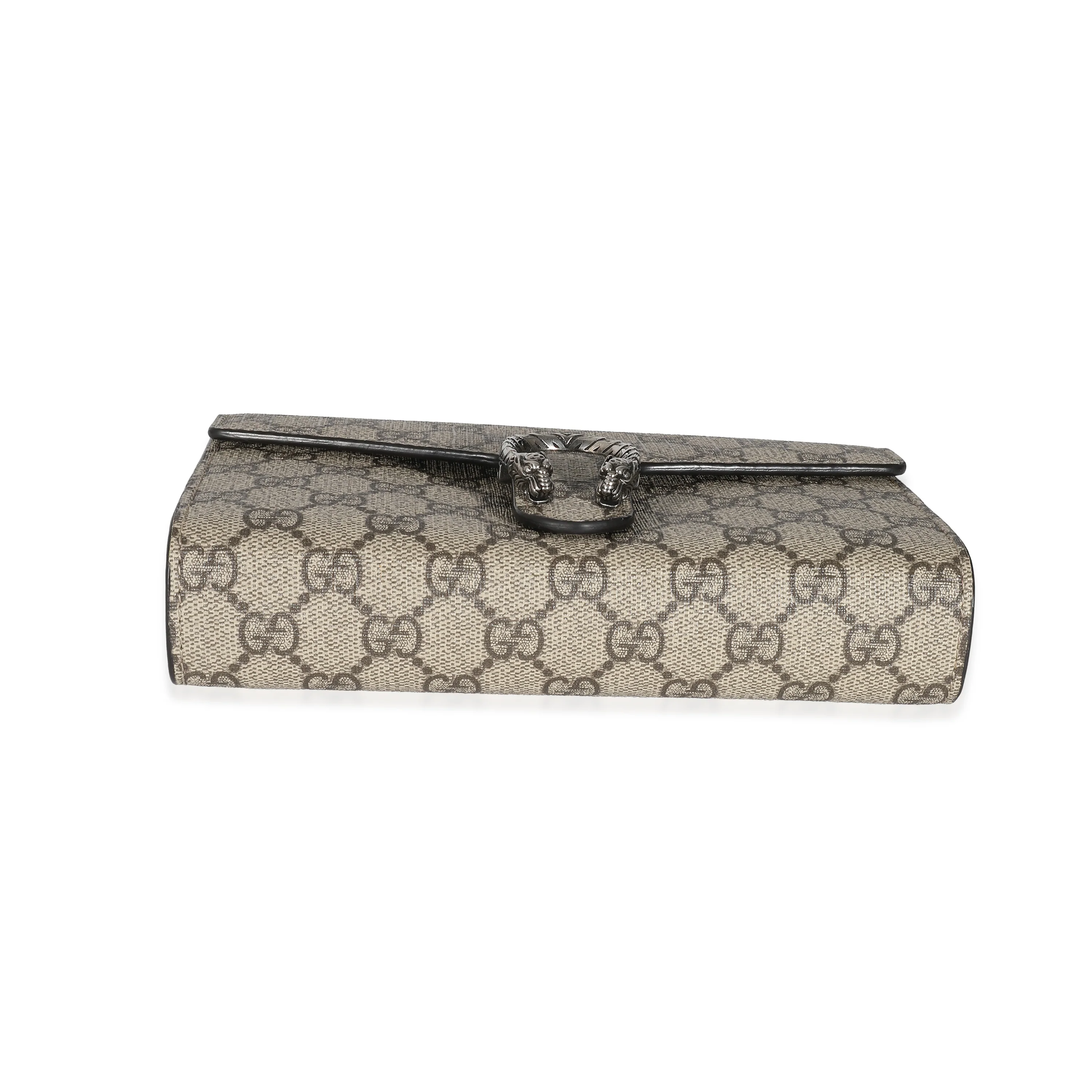 Gucci Beige GG Supreme Dionysus Chain Wallet - Image 7