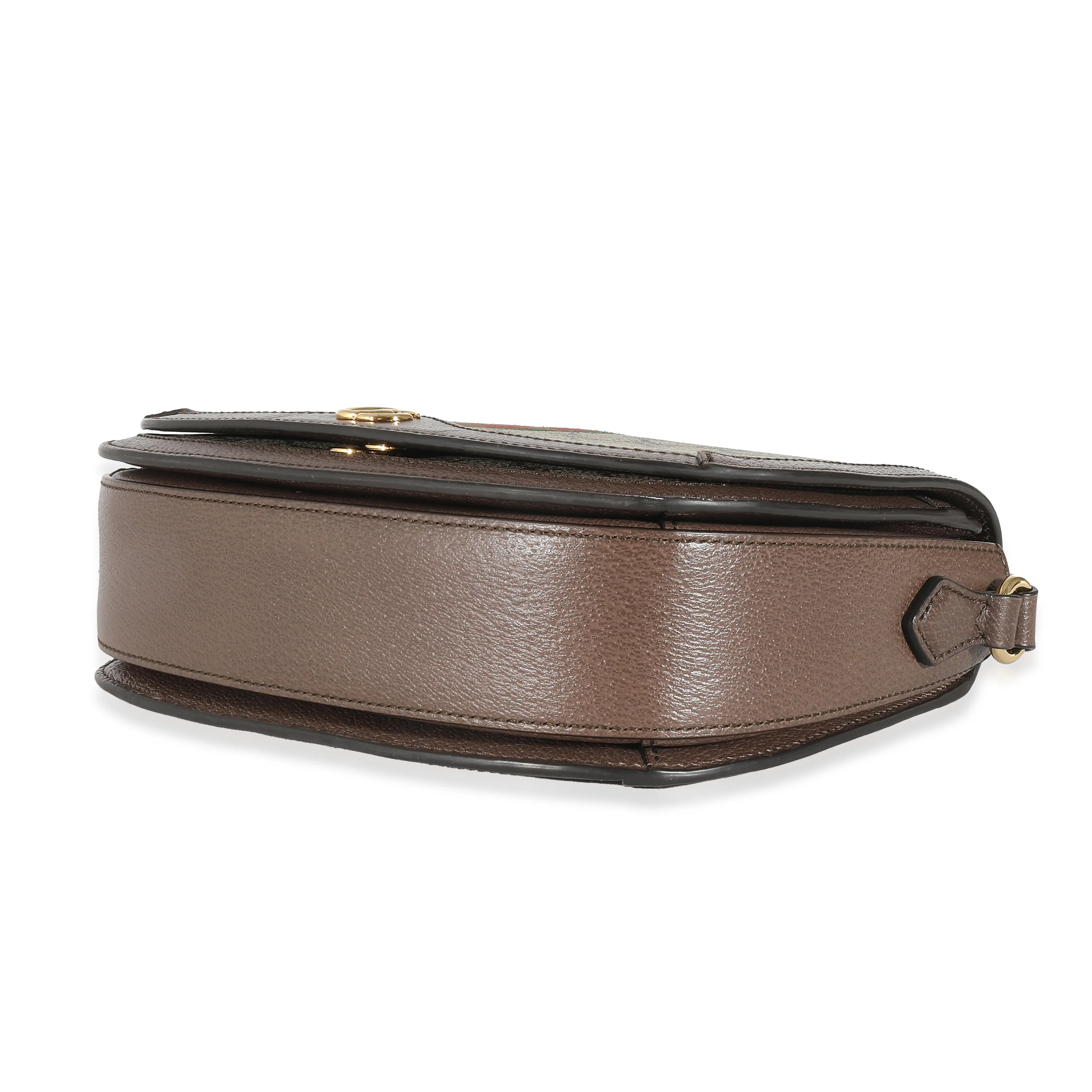 Gucci Beige GG Supreme Monogram Small Ophidia Flap Messenger - Image 7