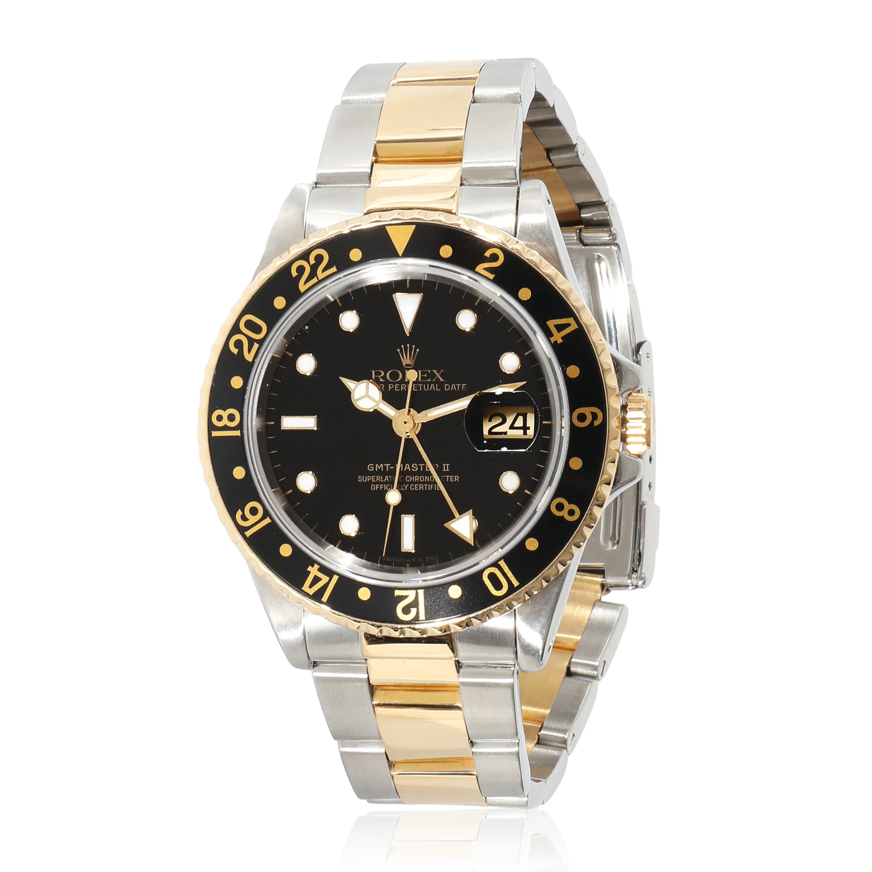 Rolex GMT Master II 16713 Mens Watch in Stainless Steel/Yellow Gold