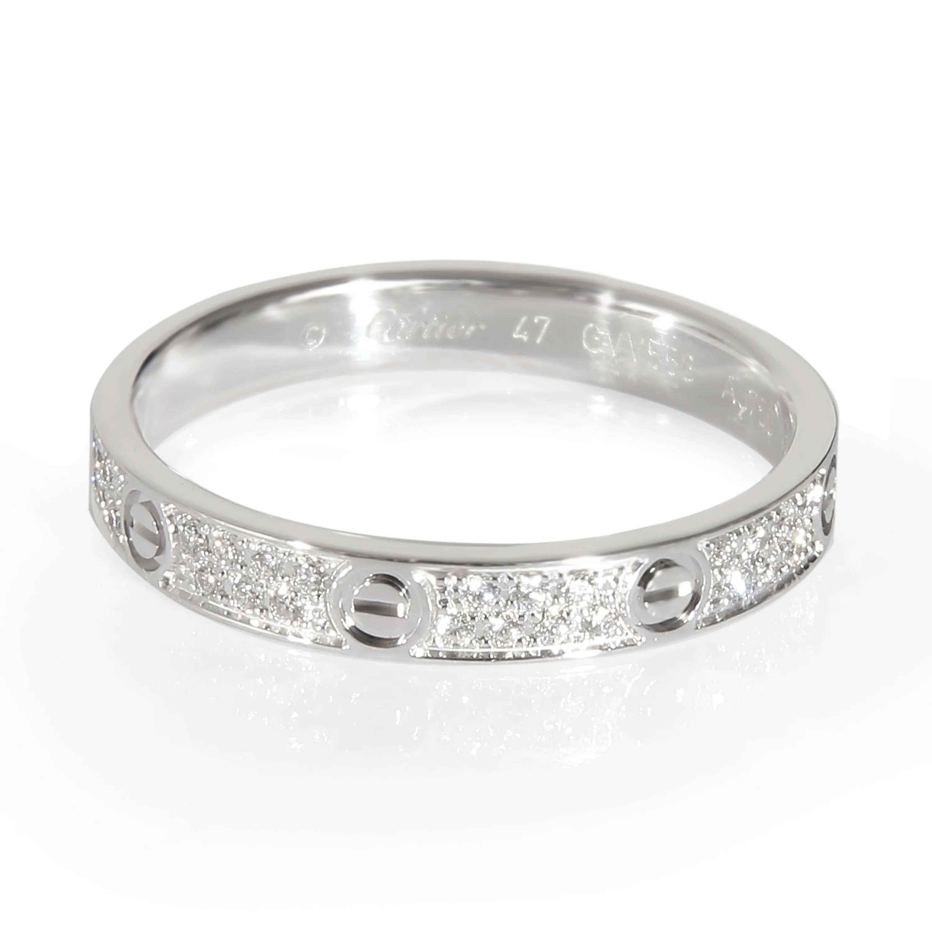 White Gold Mini Model Love Ring