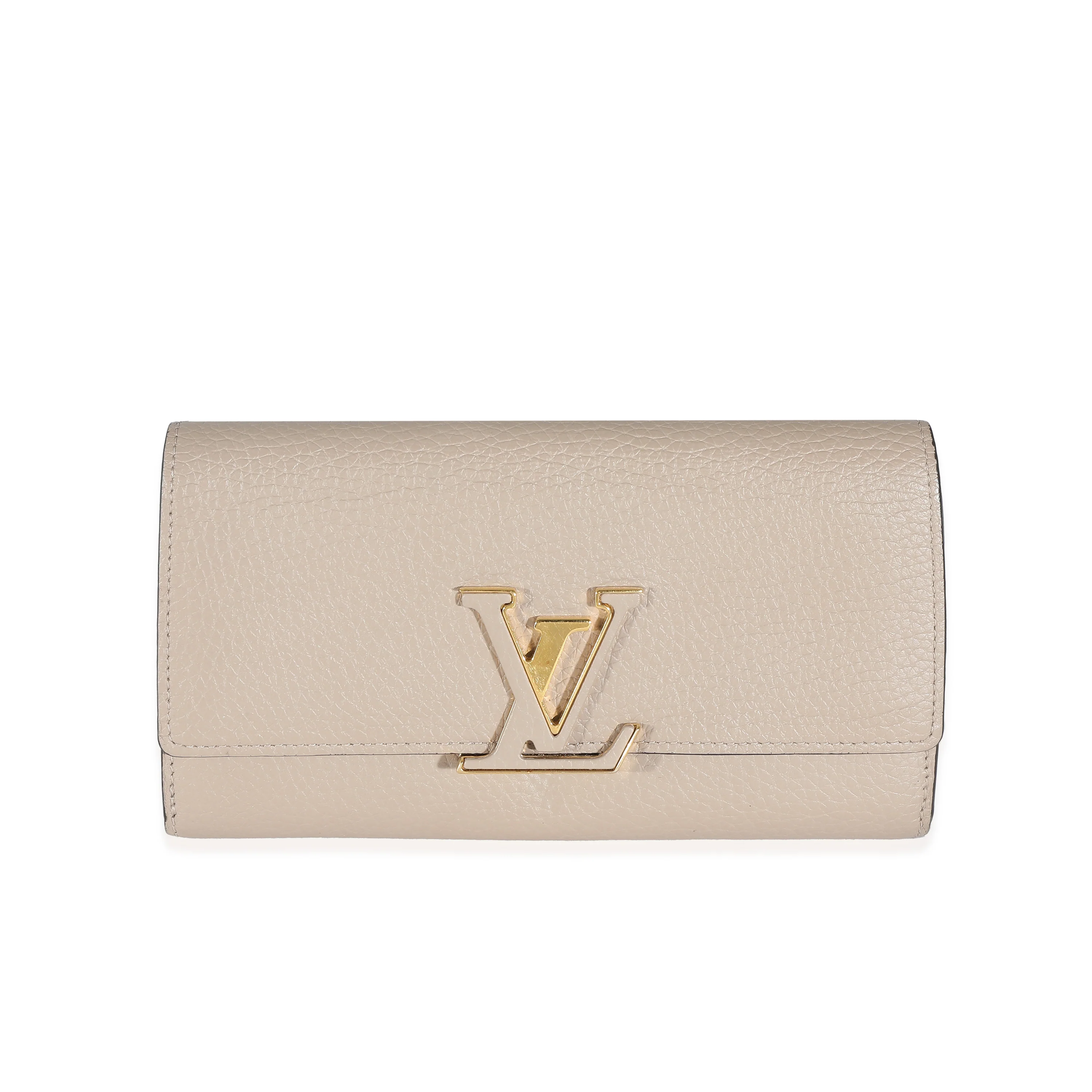 Louis Vuitton Pebble Taurillon Capucines Wallet