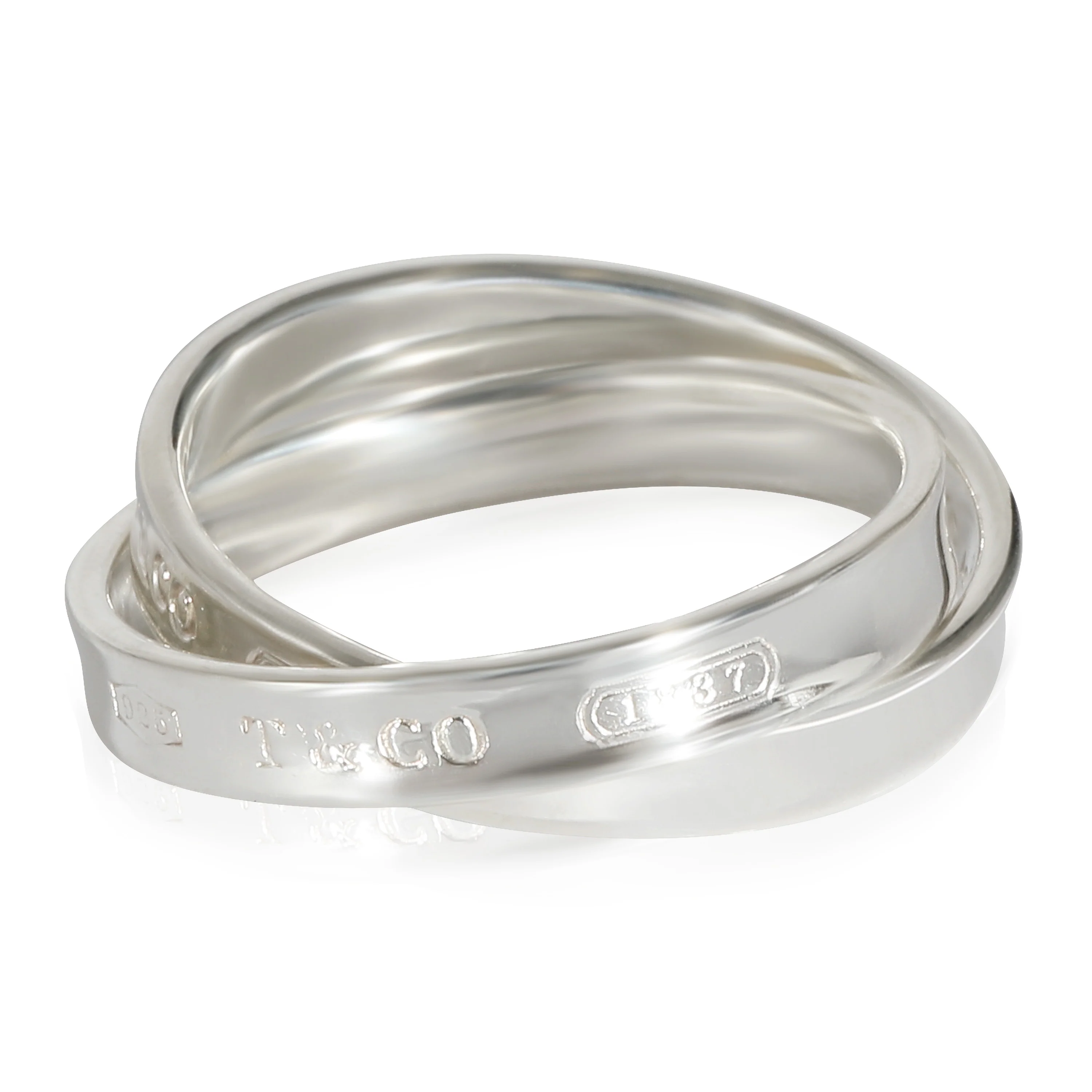 Tiffany & Co. 1837 Interlocking Circles Ring in Sterling Silver