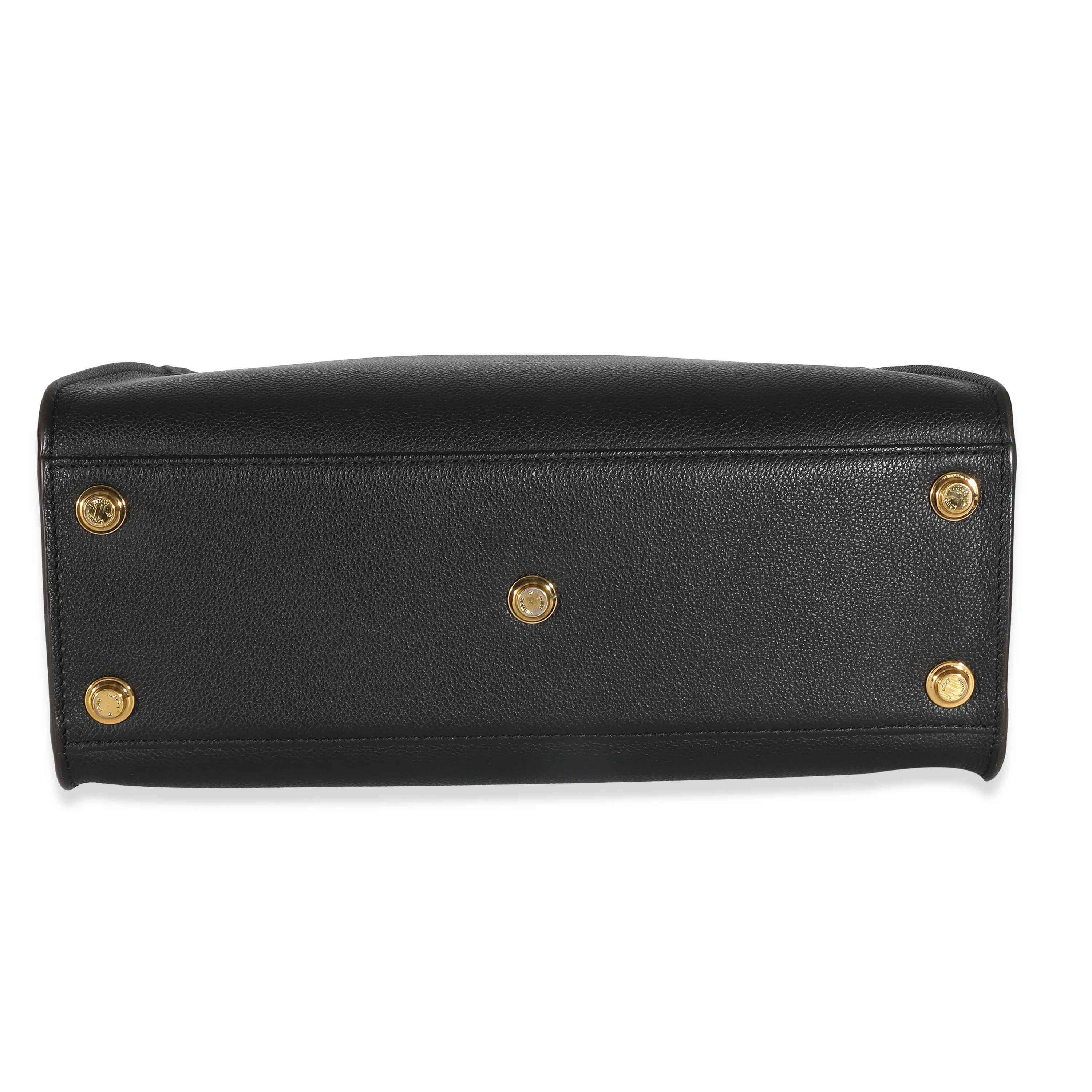 Louis Vuitton Black Twist Calfskin Monogram Canvas On My Side MM - Image 7