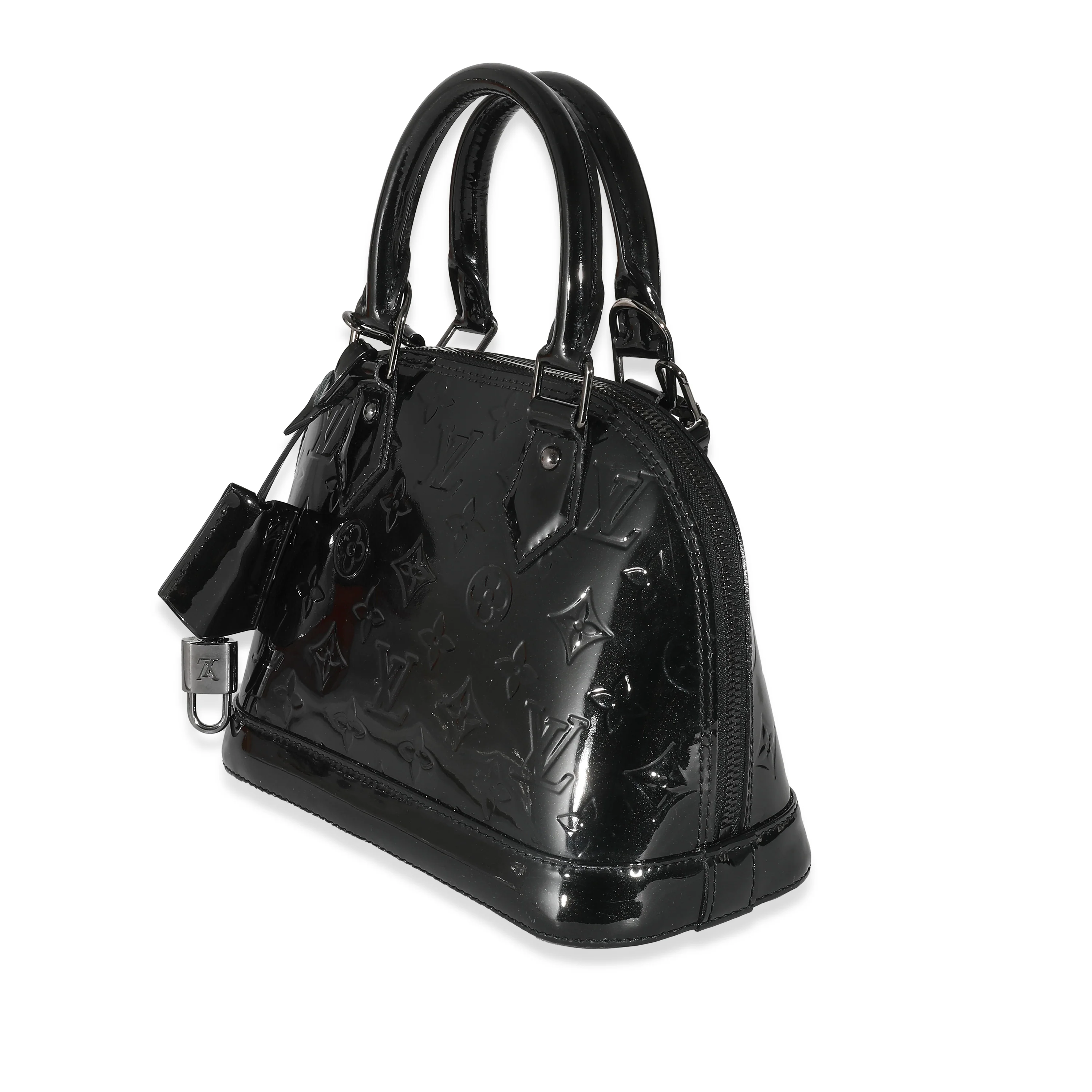 Louis Vuitton Black Magnetique Monogram Vernis Alma BB - Image 2