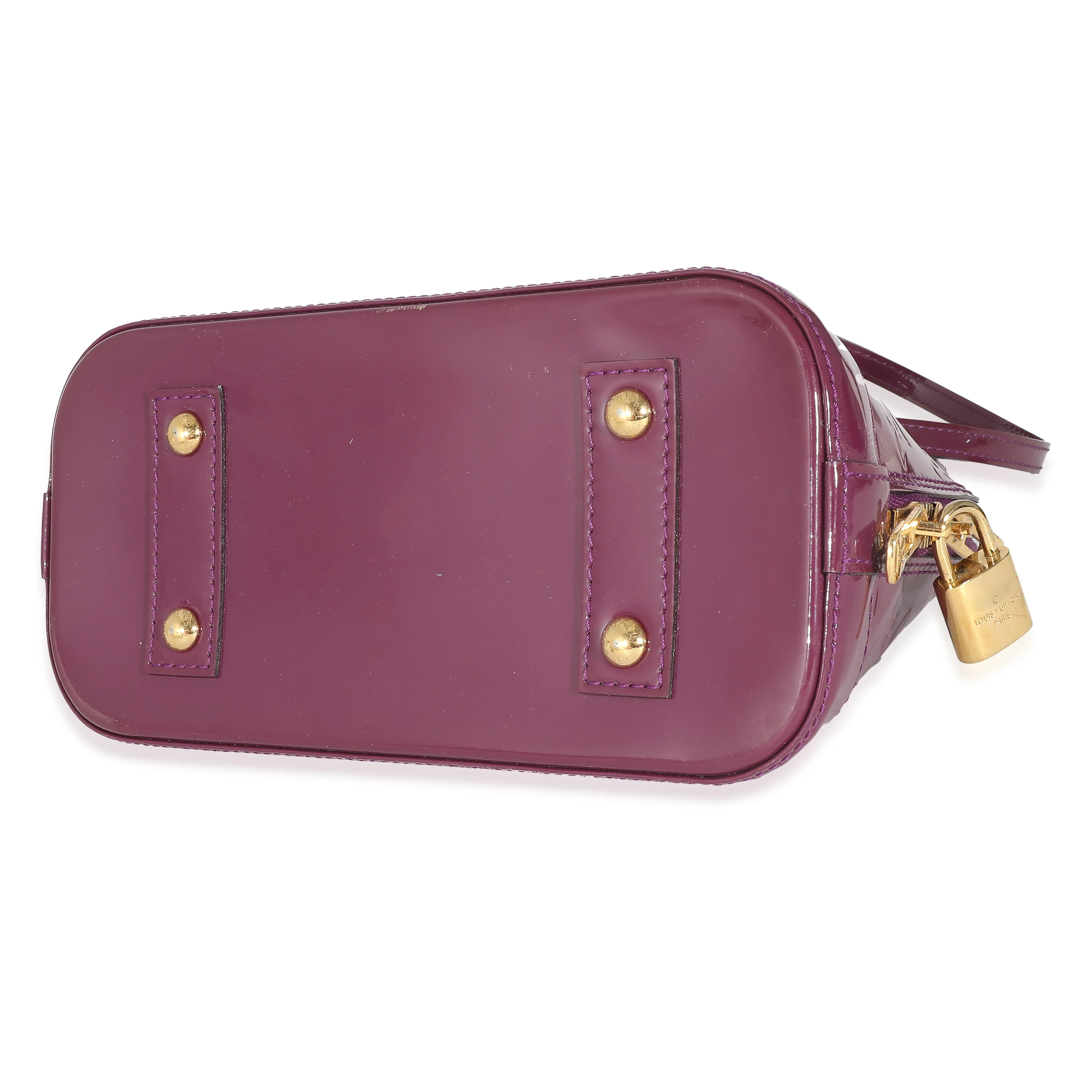 Louis Vuitton Amethyste Monogram Vernis Alma BB - Image 4