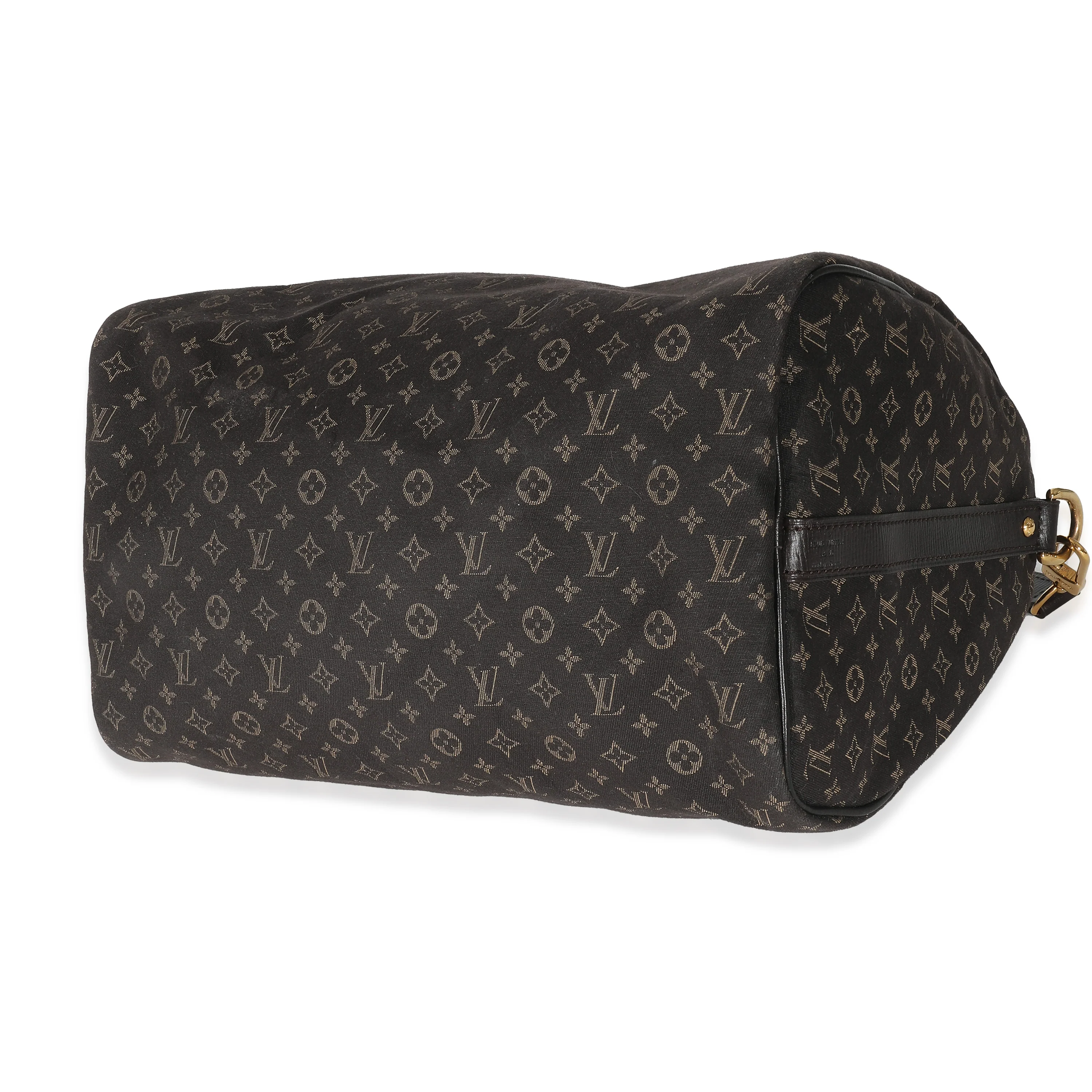 Louis Vuitton Brown Monogram Canvas Mini Lin Speedy Bandouliere 30 - Image 6