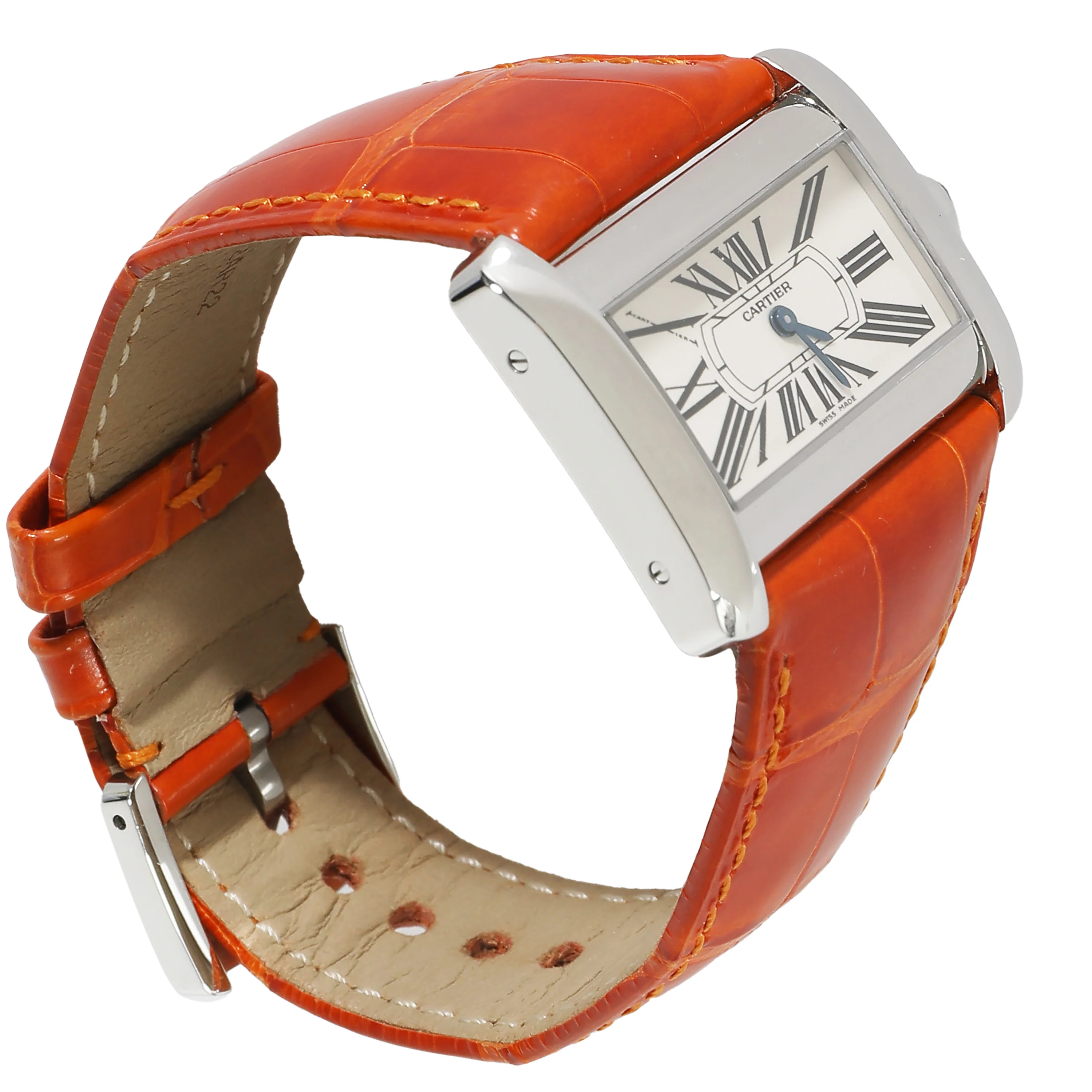 Tank Divan de Cartier W6300255 Womens Watch in Stainless Steel - Image 2