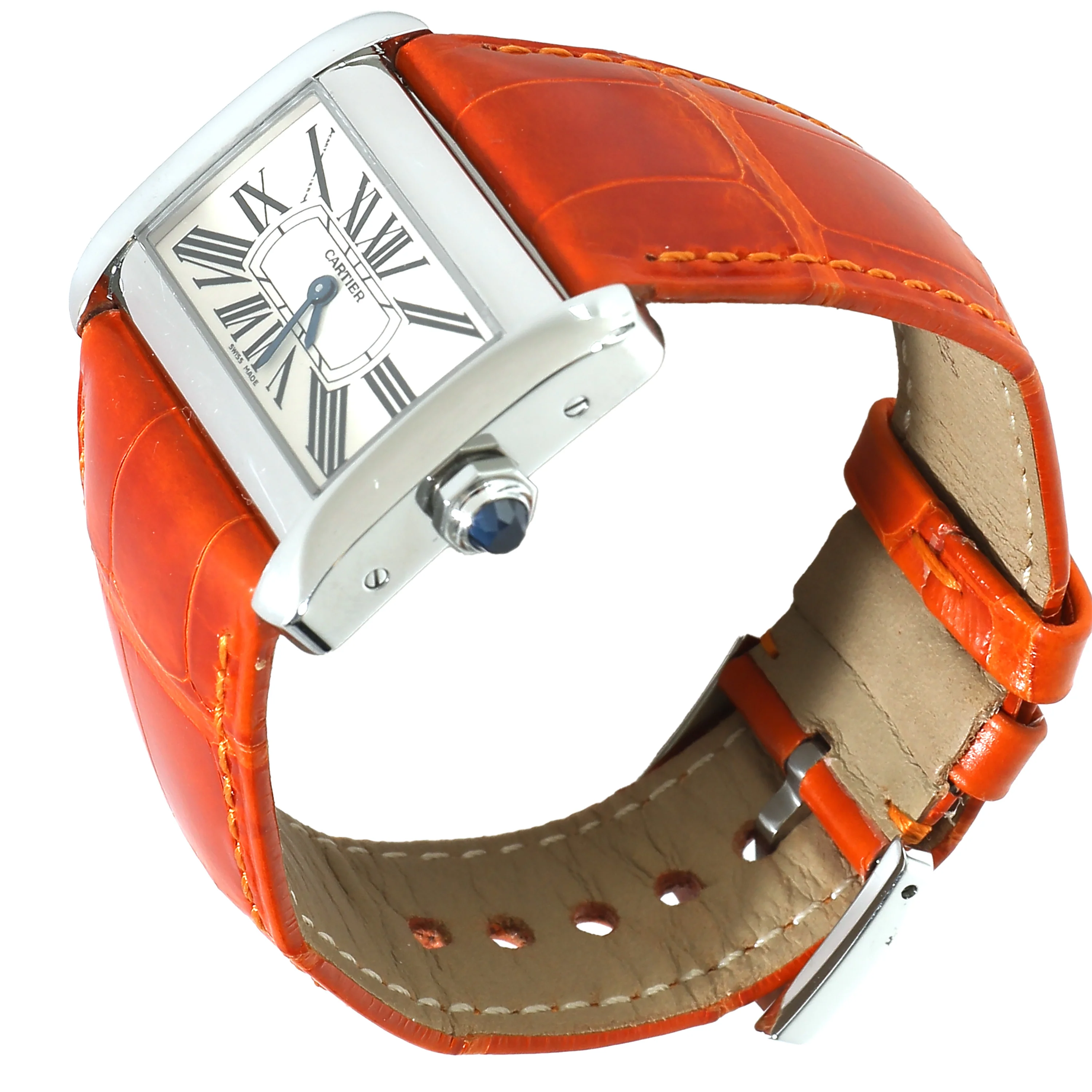 Tank Divan de Cartier W6300255 Womens Watch in Stainless Steel - Image 3
