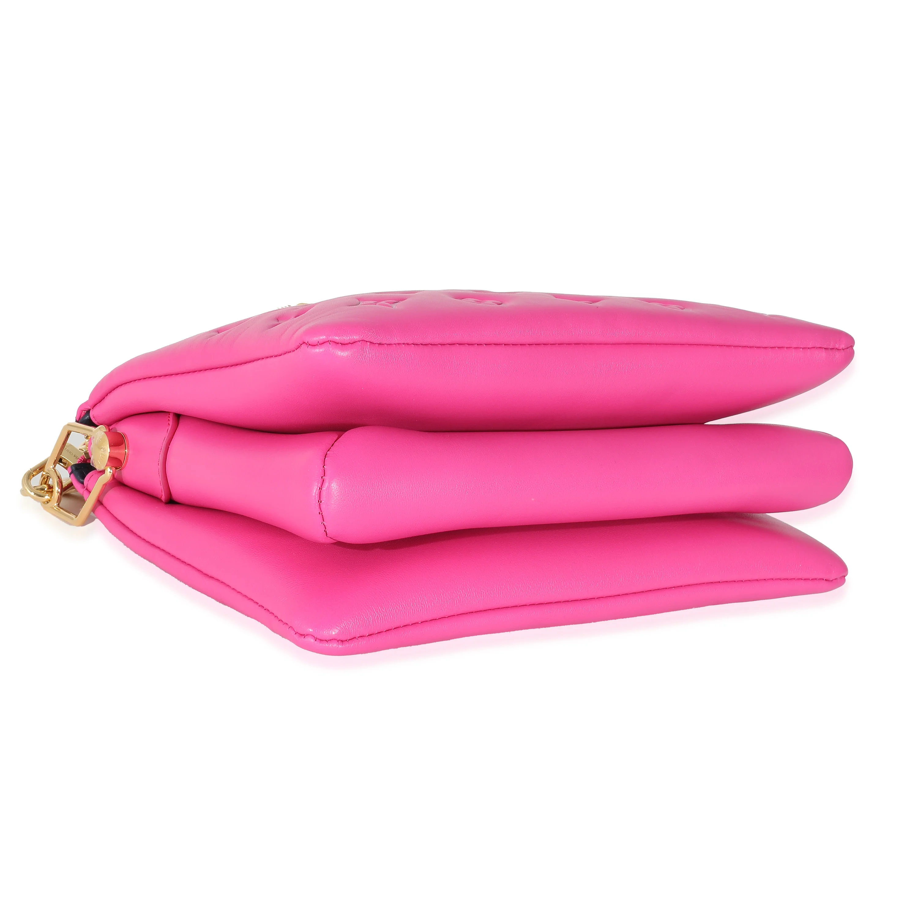 Louis Vuitton Pink Monogram Embossed Lambskin Coussin PM - Image 4
