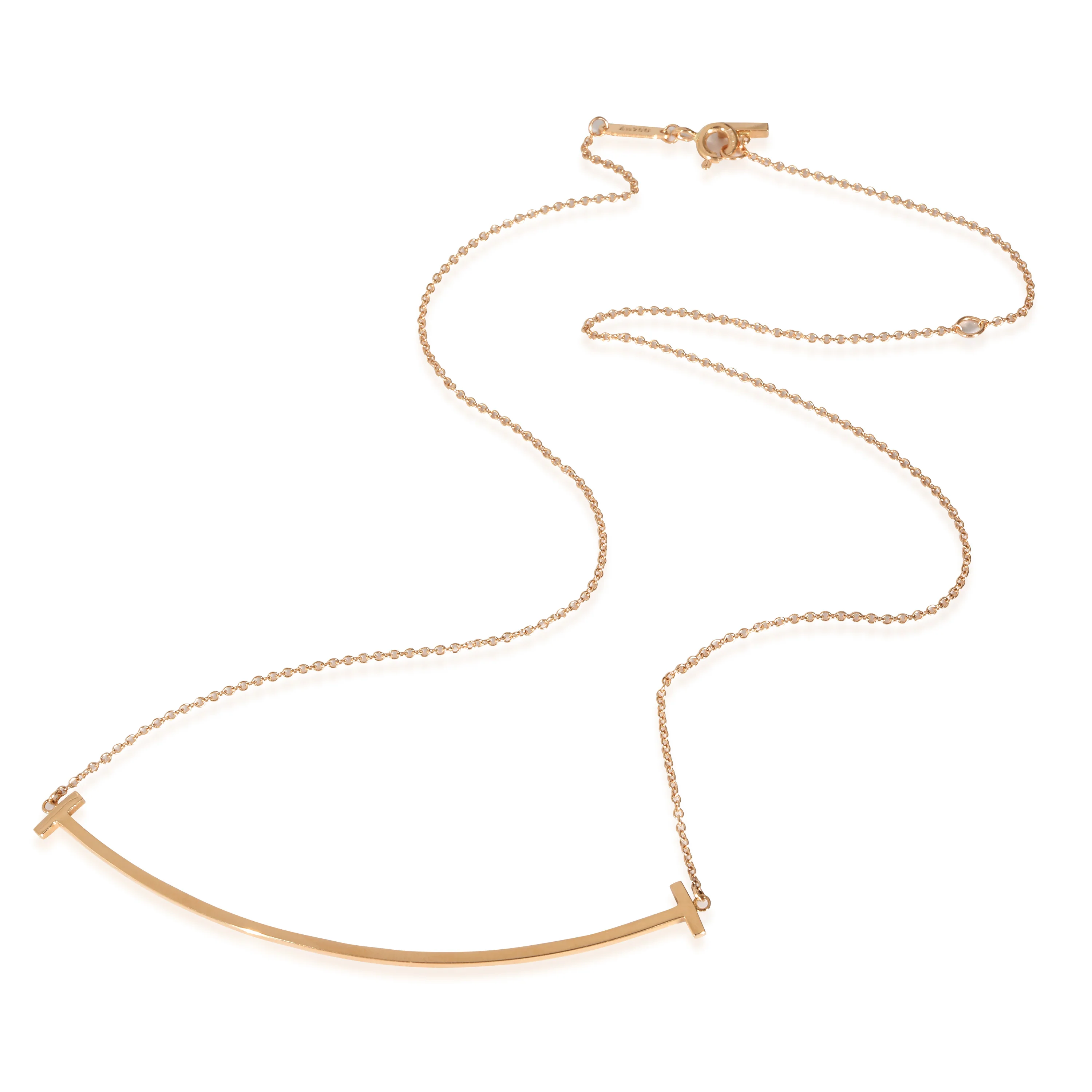 Tiffany & Co. Tiffany T Smile Pendant in Rose Gold, Large - Image 2