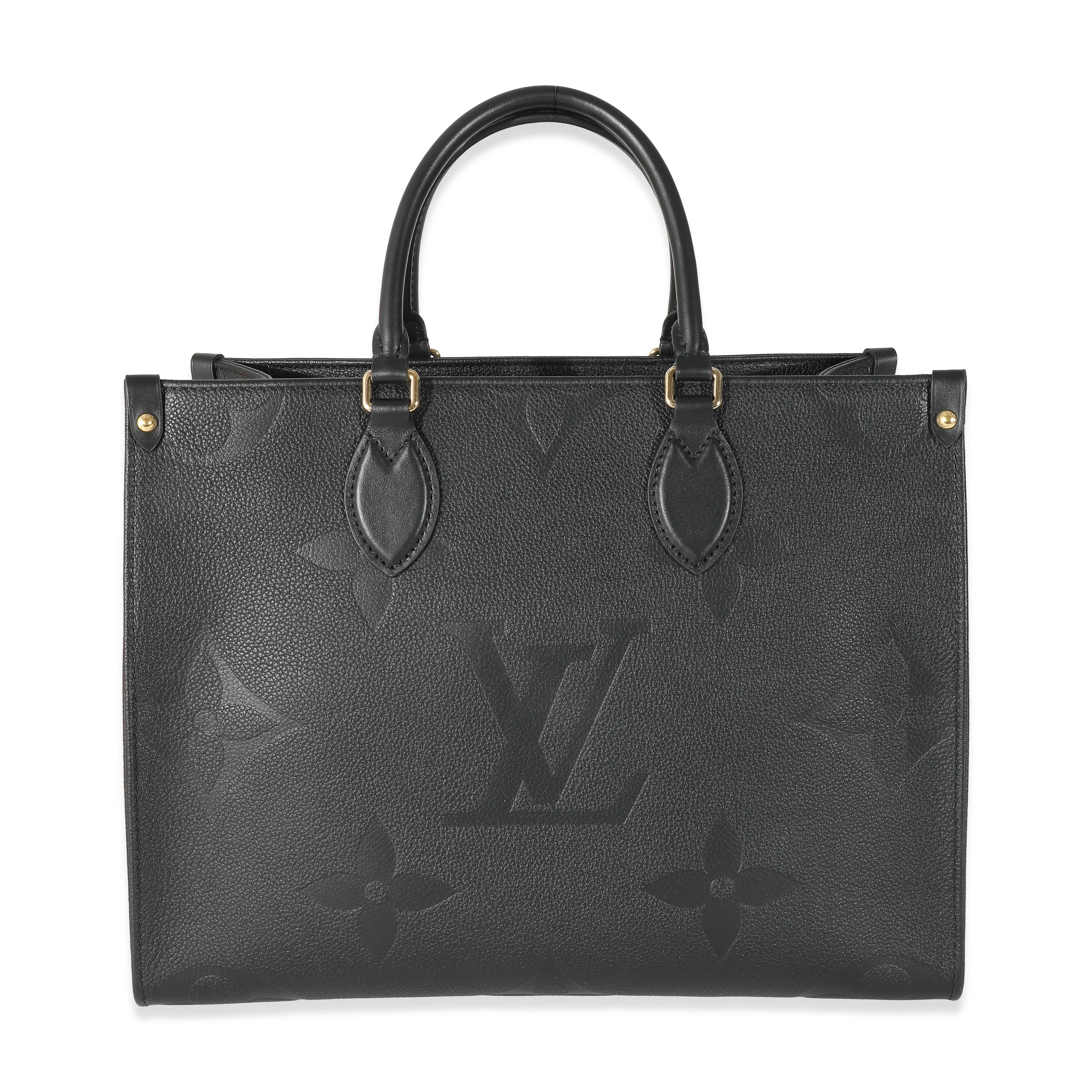 Louis Vuitton Black Monogram Giant Empreinte Onthego MM - Image 2